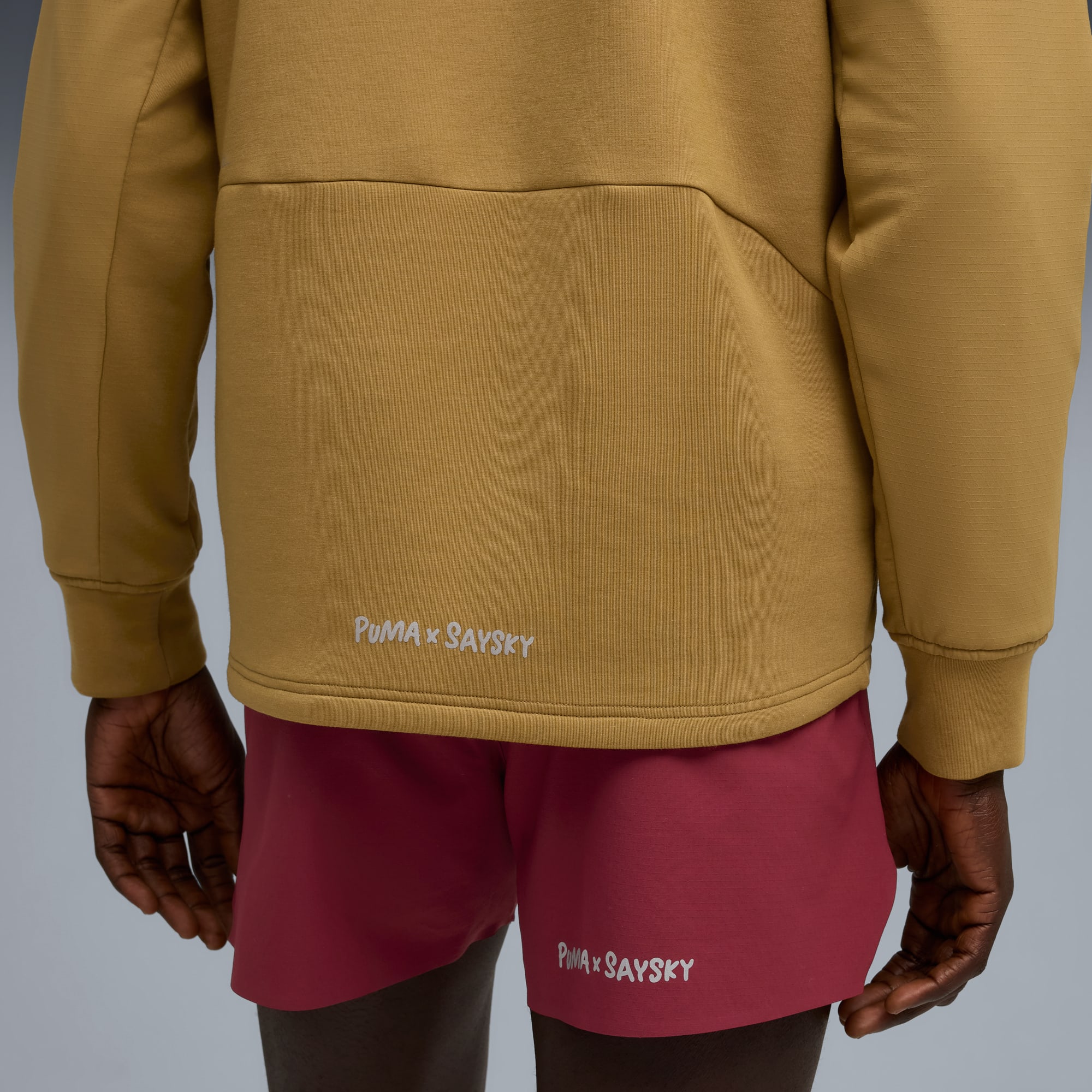 Anorak PUMA x SAYSKY Unisexe, Honey Butter, large
