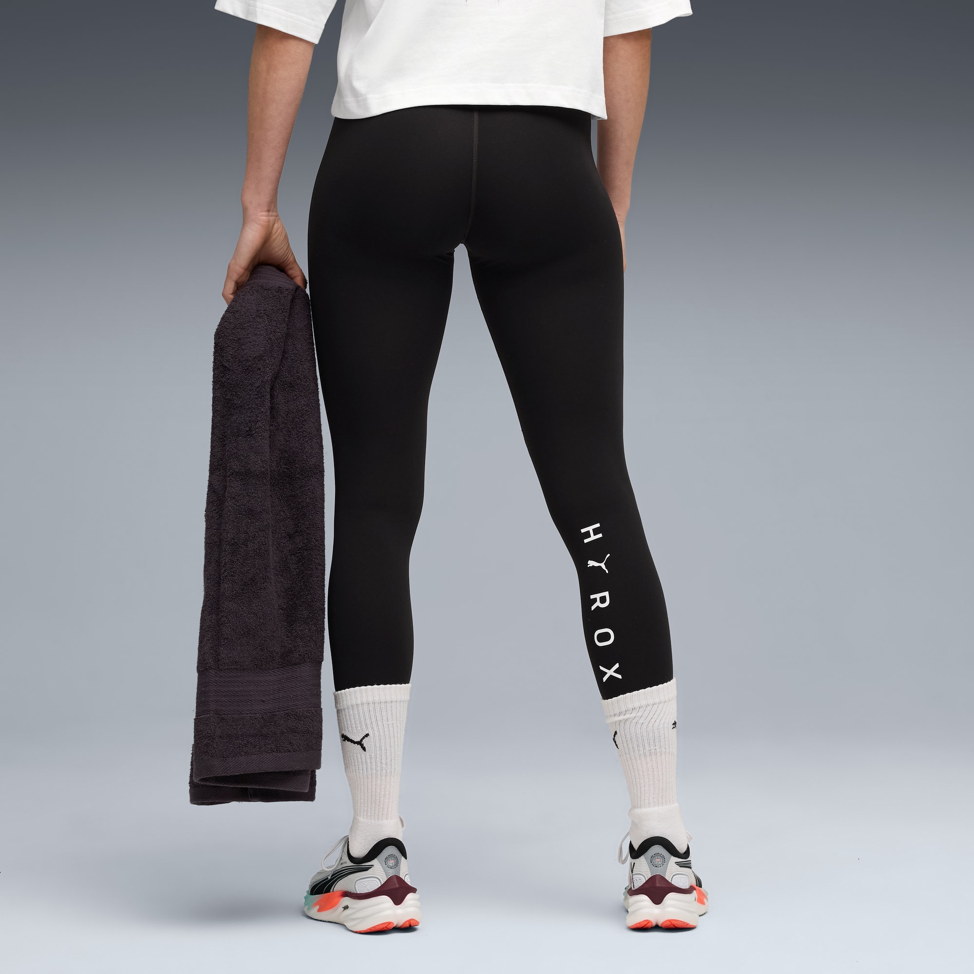 PUMA x HYROX SHAPELUXE 7/8 Length Tights Women, PUMA Black, large