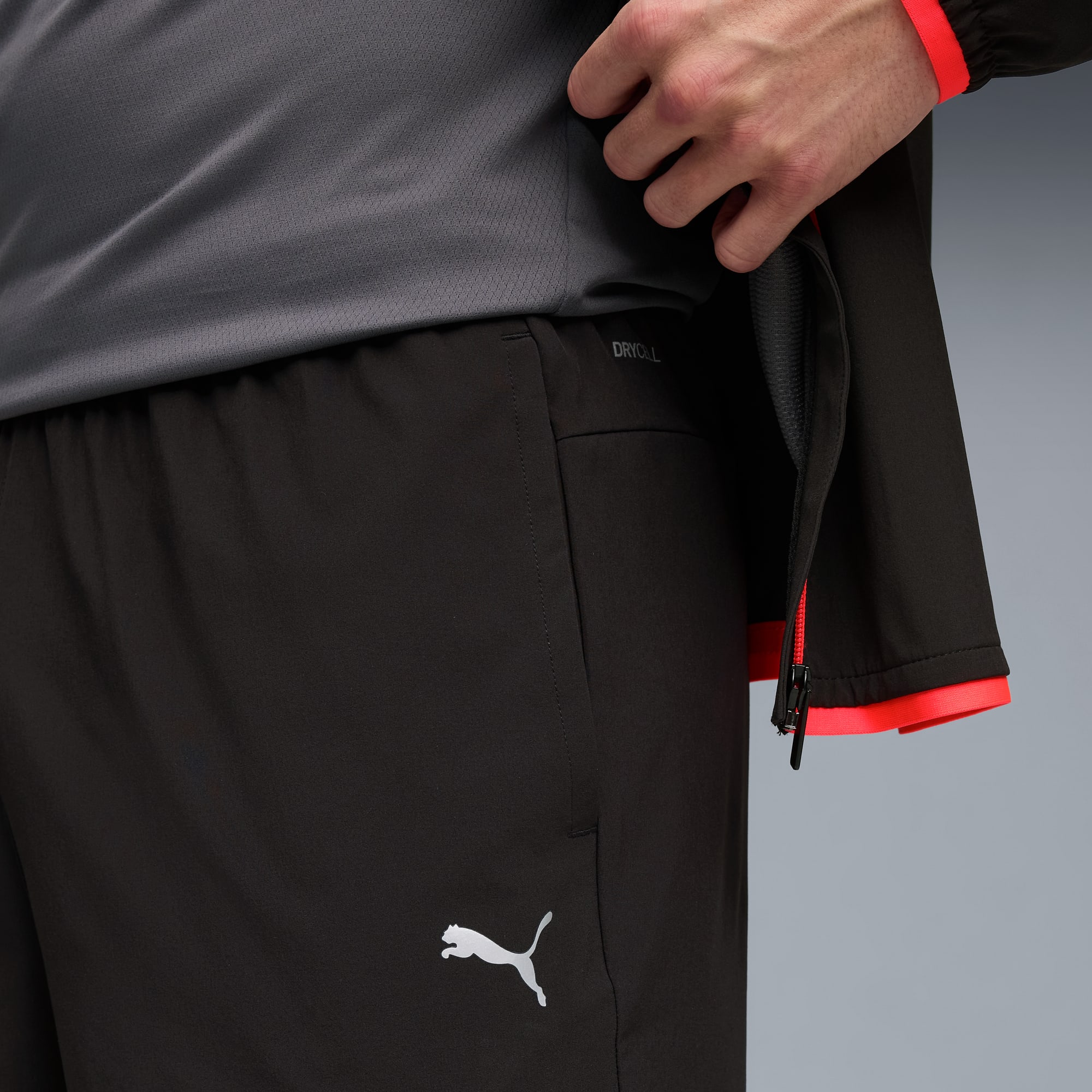 Shorts de training tejidos FLEX STRETCH 7" para hombre, PUMA Black, large