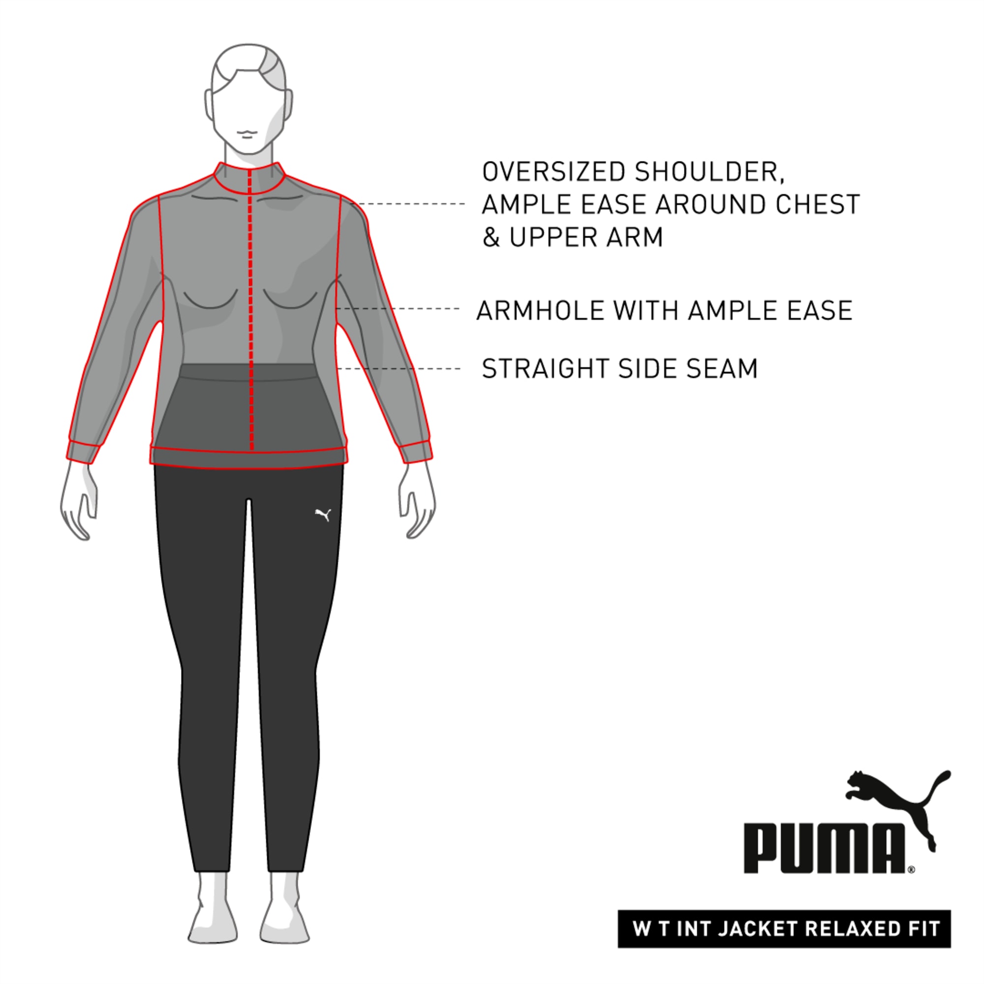 Puma tracksuit hot sale size chart