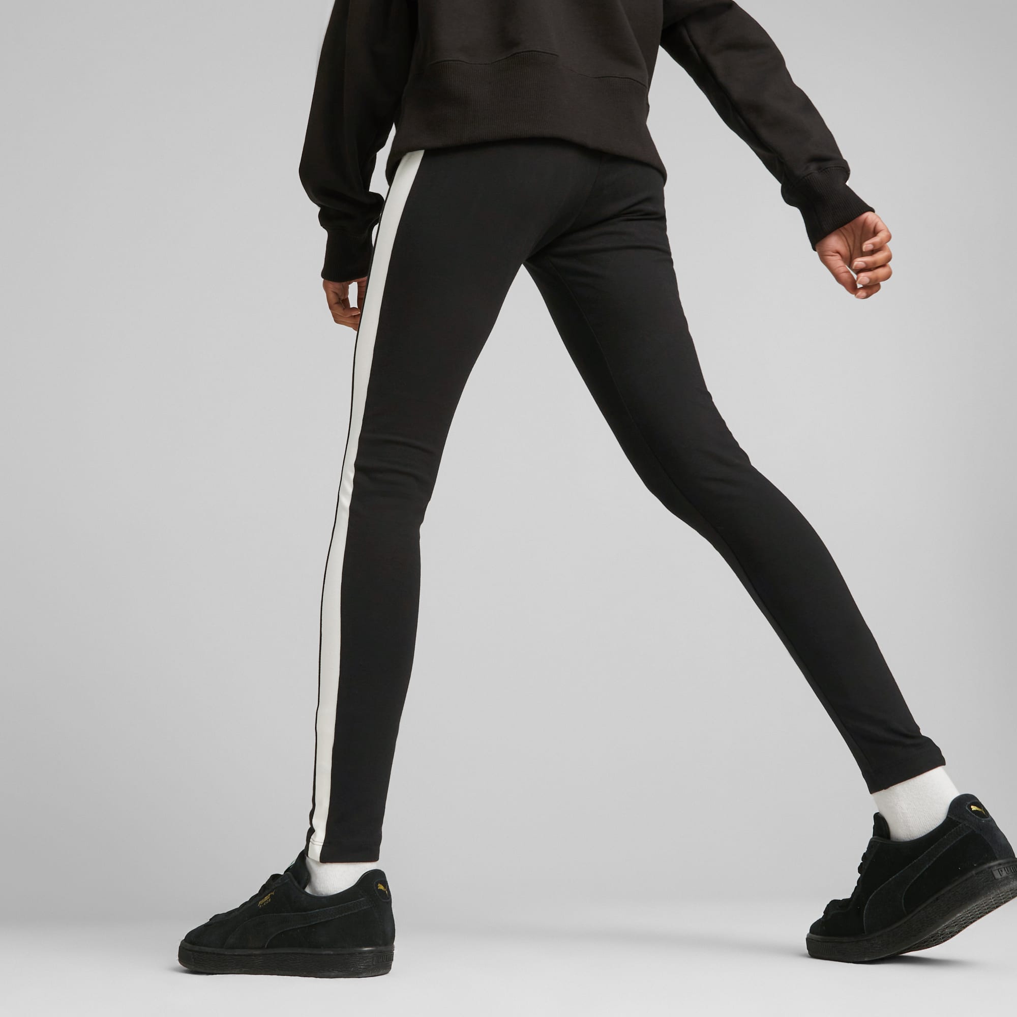 Puma side stripe shop leggings