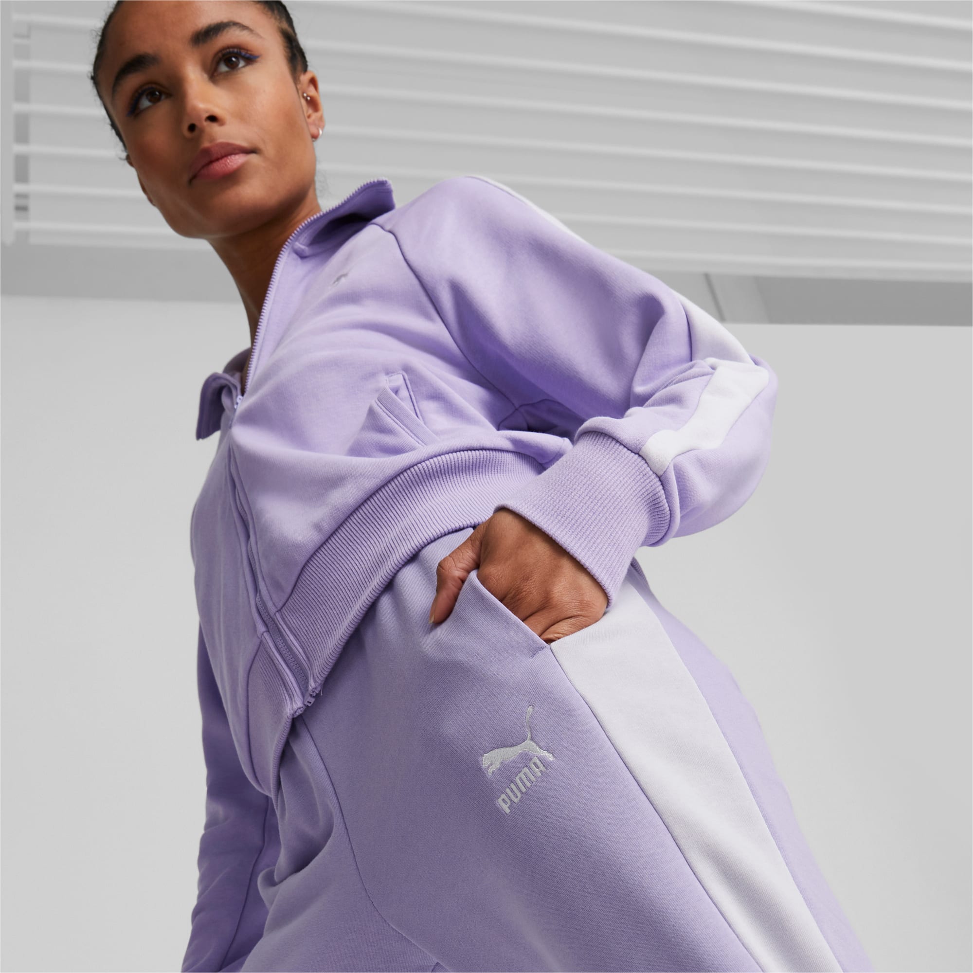 Survetement puma femme violet discount