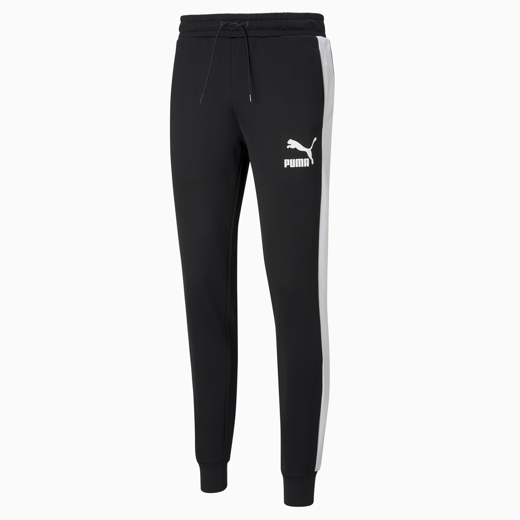 Iconic T7 Men's Track Pants, Puma Black, PUMA Shop All Puma