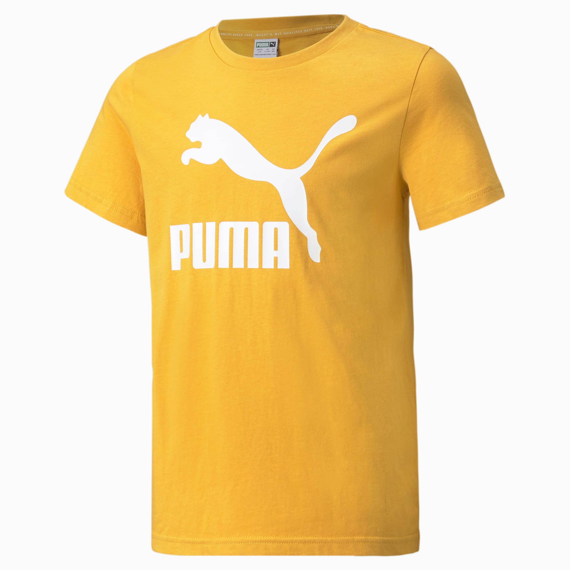 Classics B Tee Youth, Mineral Yellow, large