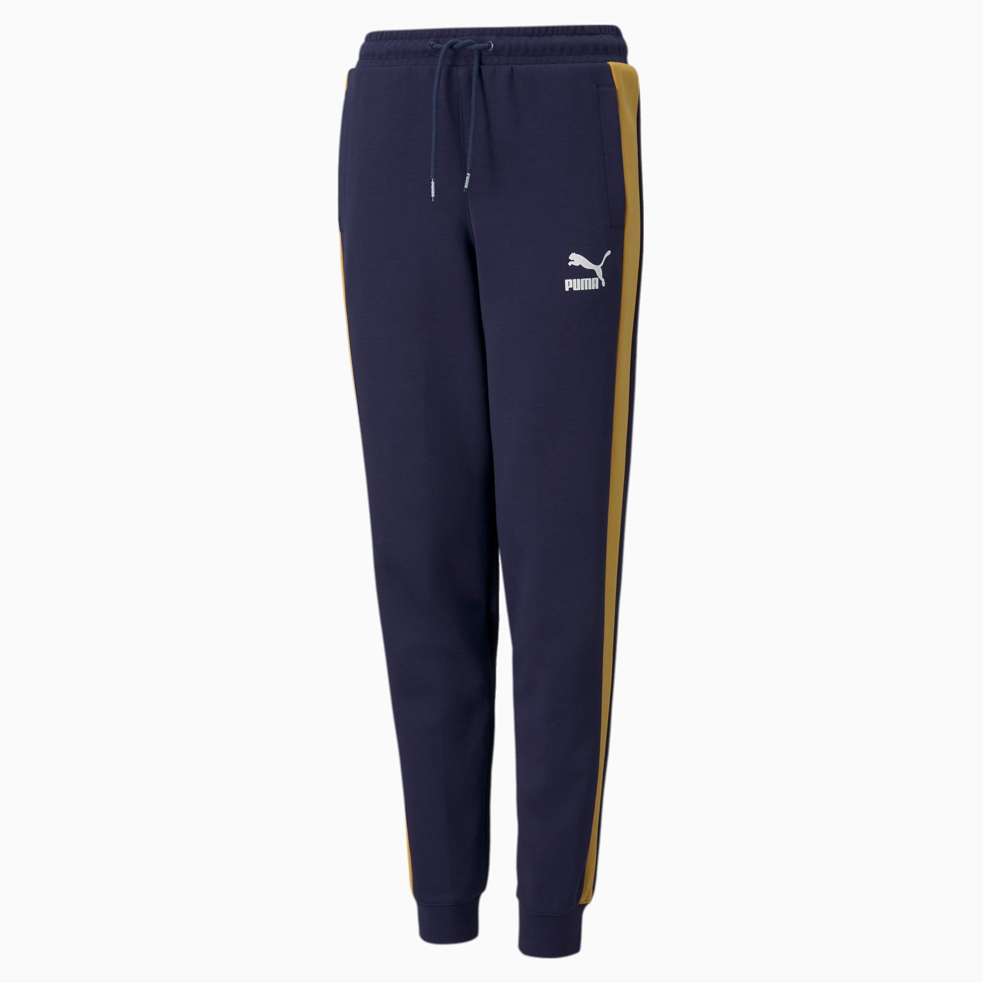 Iconic T7 Track Pants Youth, Peacoat, large