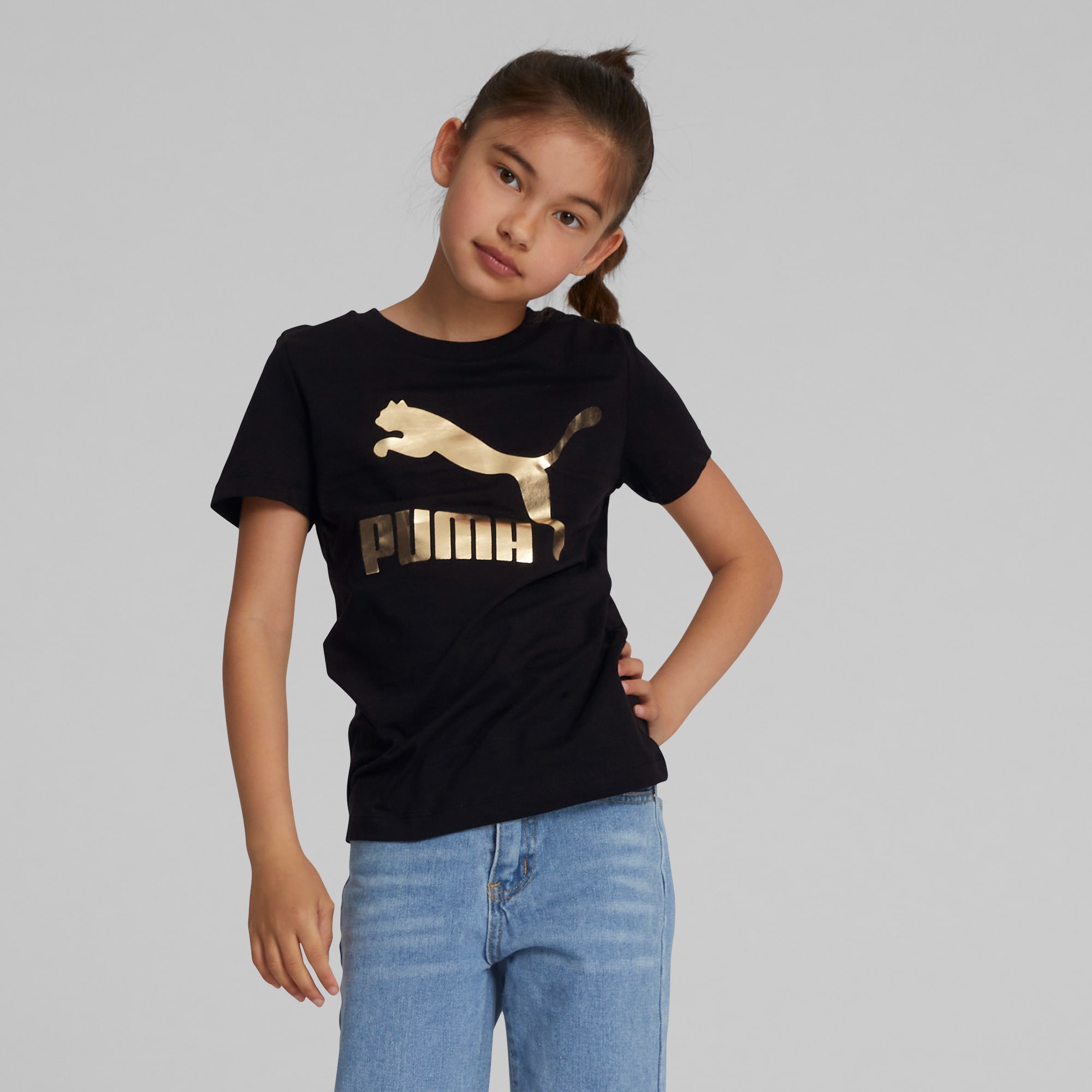 Classics Logo Girls' Tee | PUMA