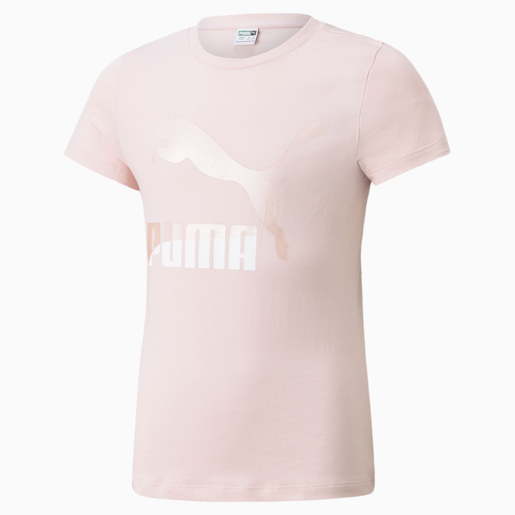 Classics Logo Tee Youth, Lotus, large
