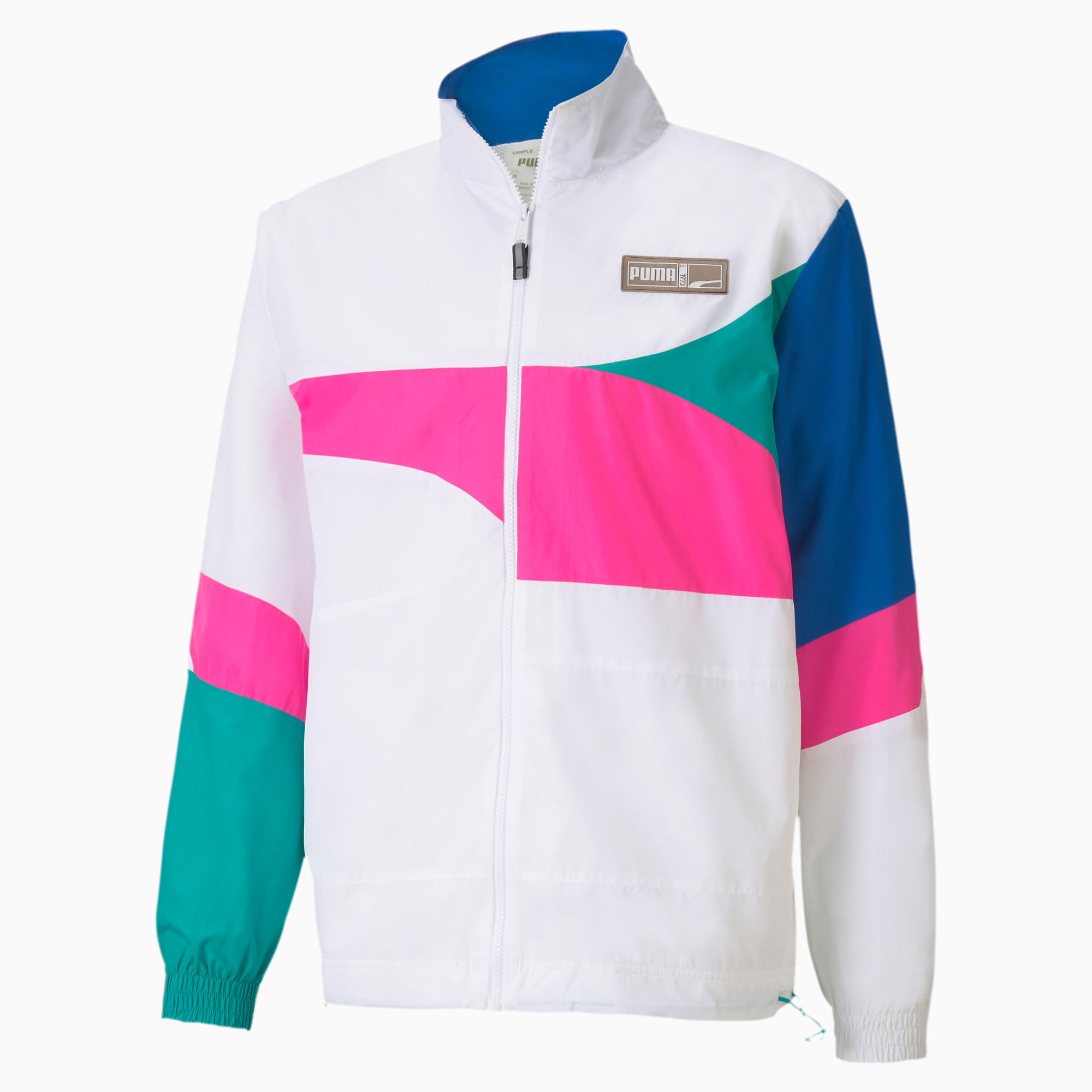 Puma公式 バスケットボール Fs ウーブン ジャケット ウィンドブレーカー メンズ Puma White Luminous Pink プーマ Shoes プーマ