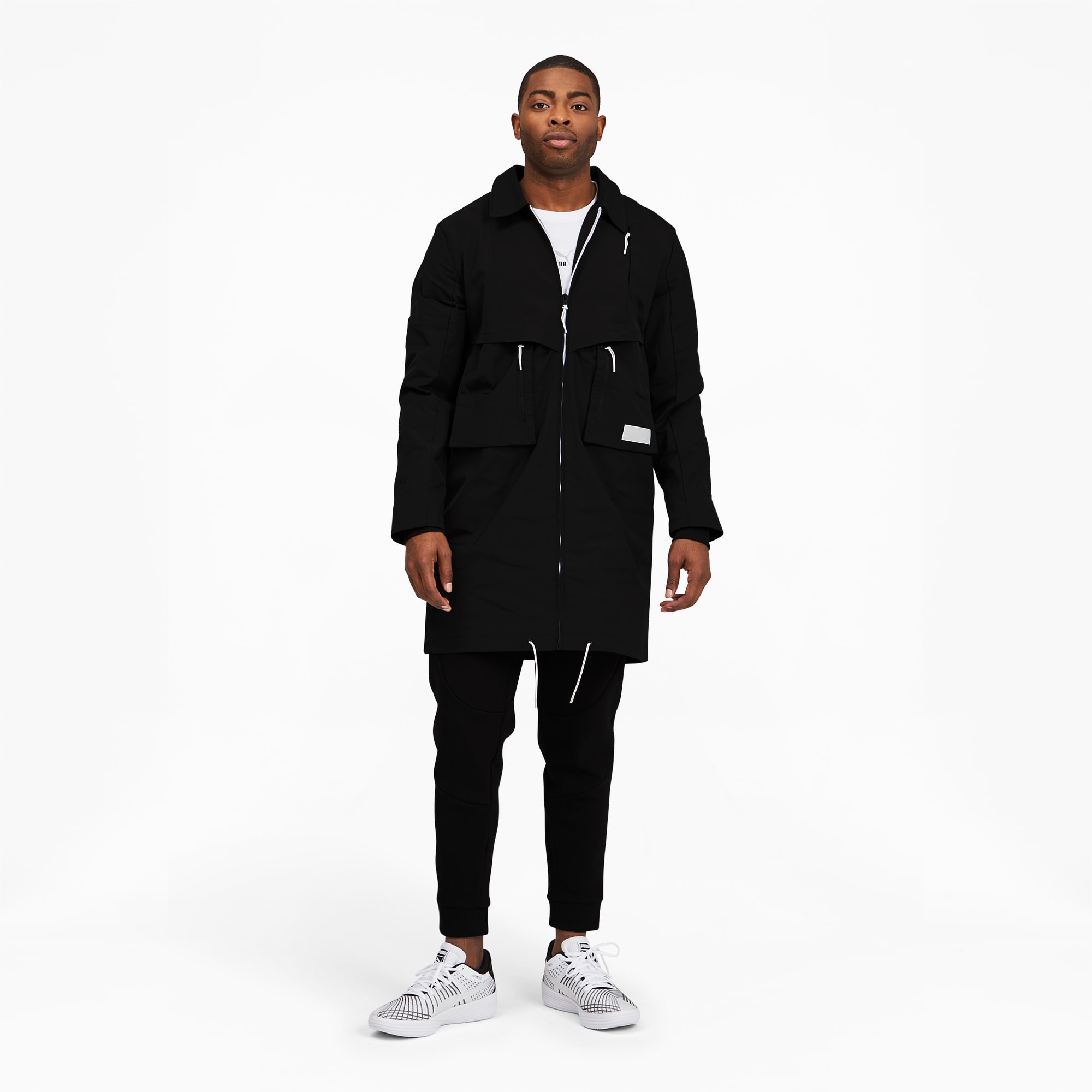 Basketball Men s Tunnel Trench Coat