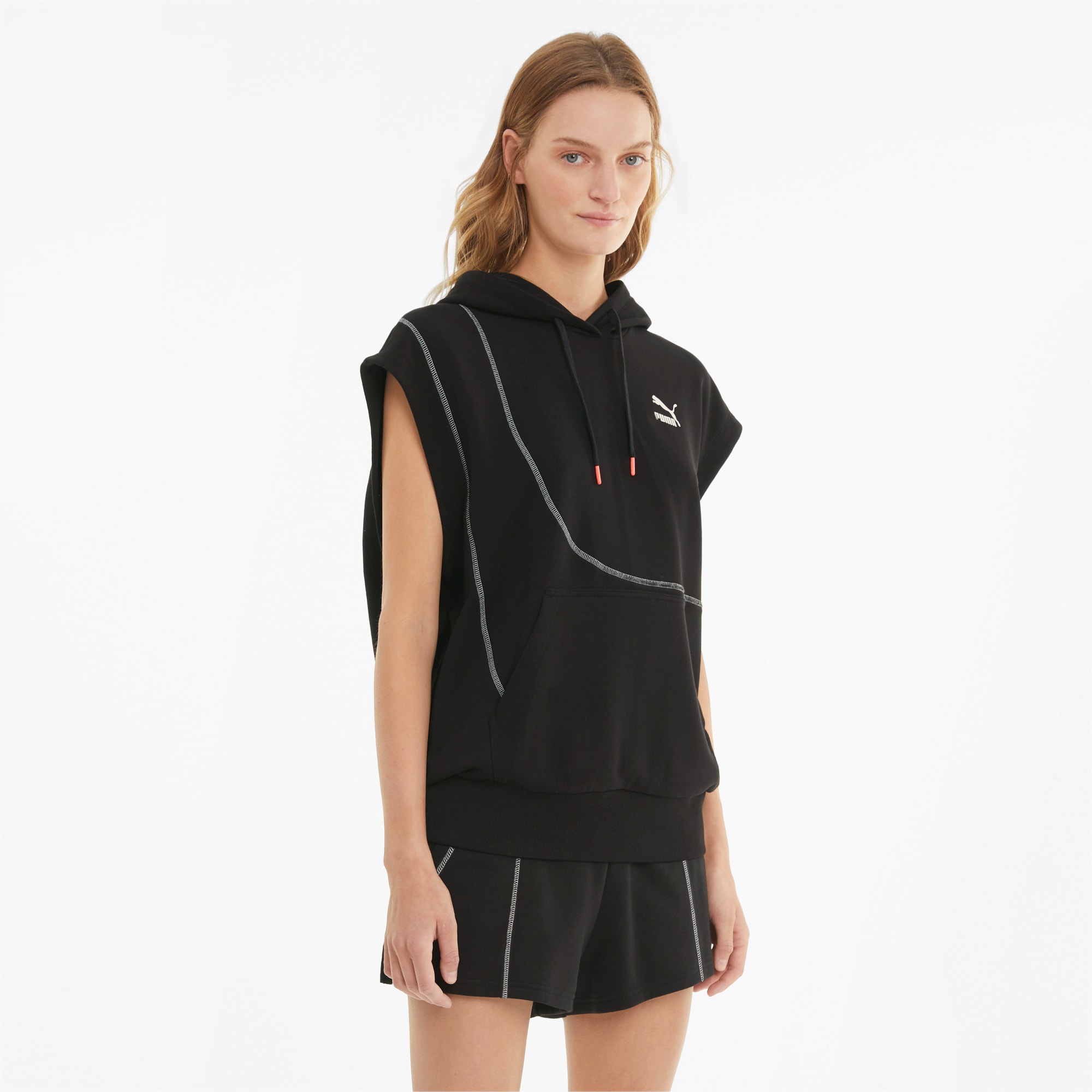 Puma sleeveless hoodie women's 2025