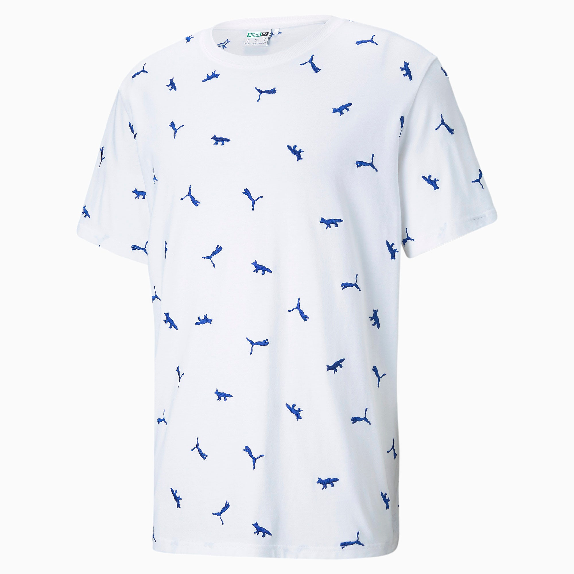 Puma公式 Maison Kitsune Aop 半袖tシャツ ユニセックス Puma White Aop プーマ Tシャツ トップス プーマ