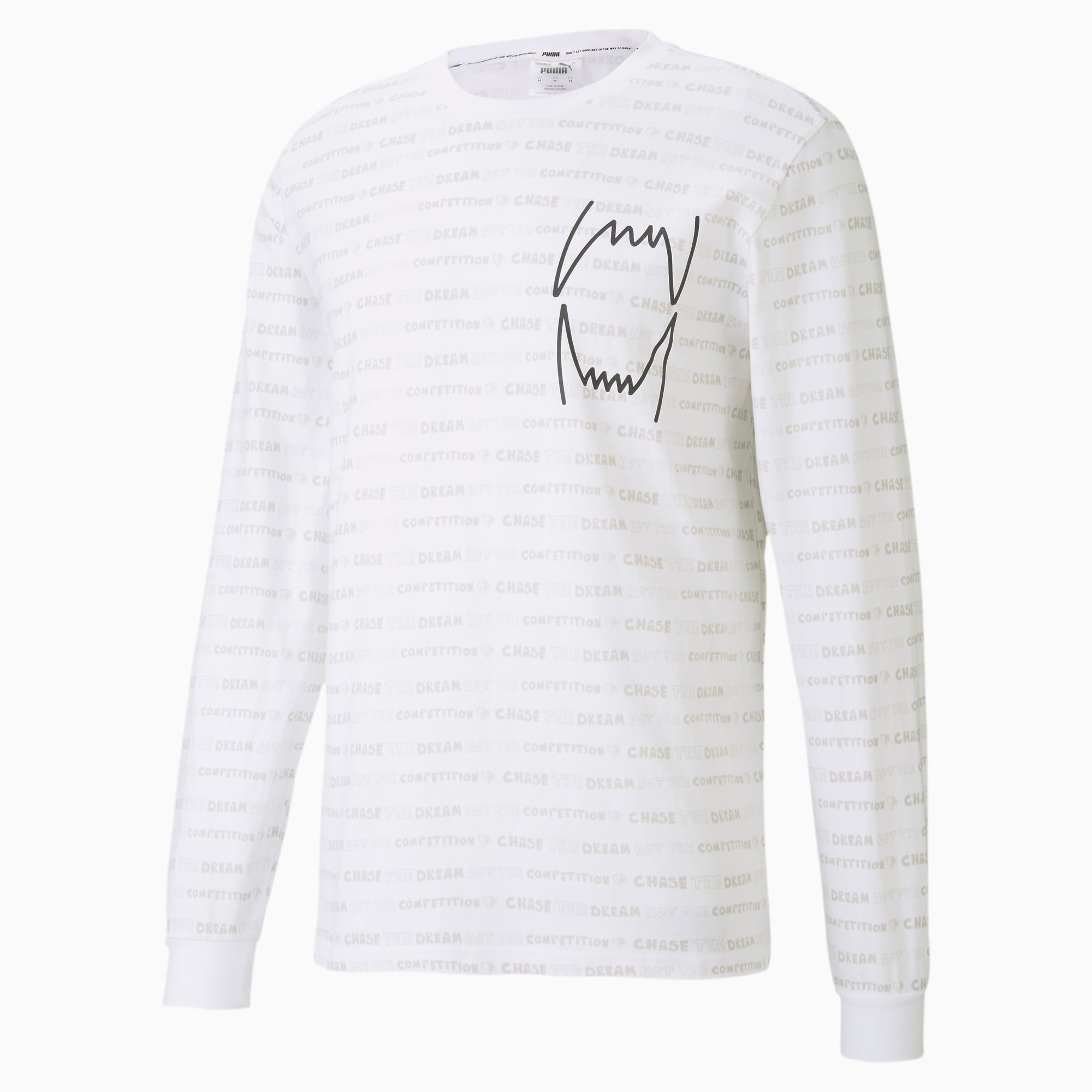 t shirt manche longue puma homme
