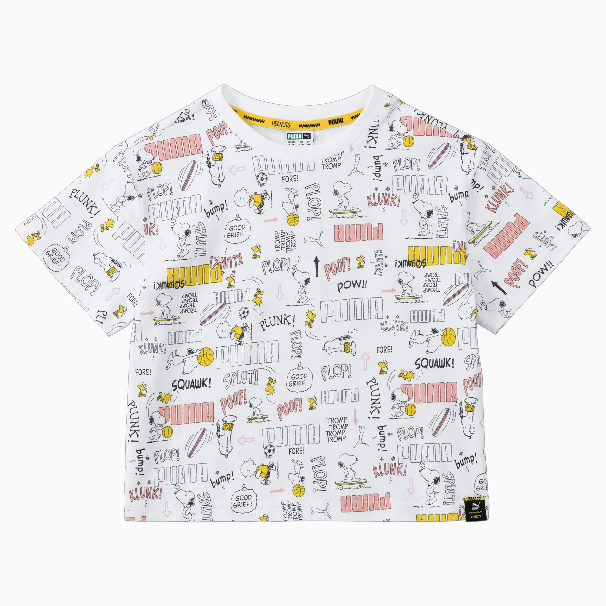 PUMA x PEANUTS Girls' AOP Tee