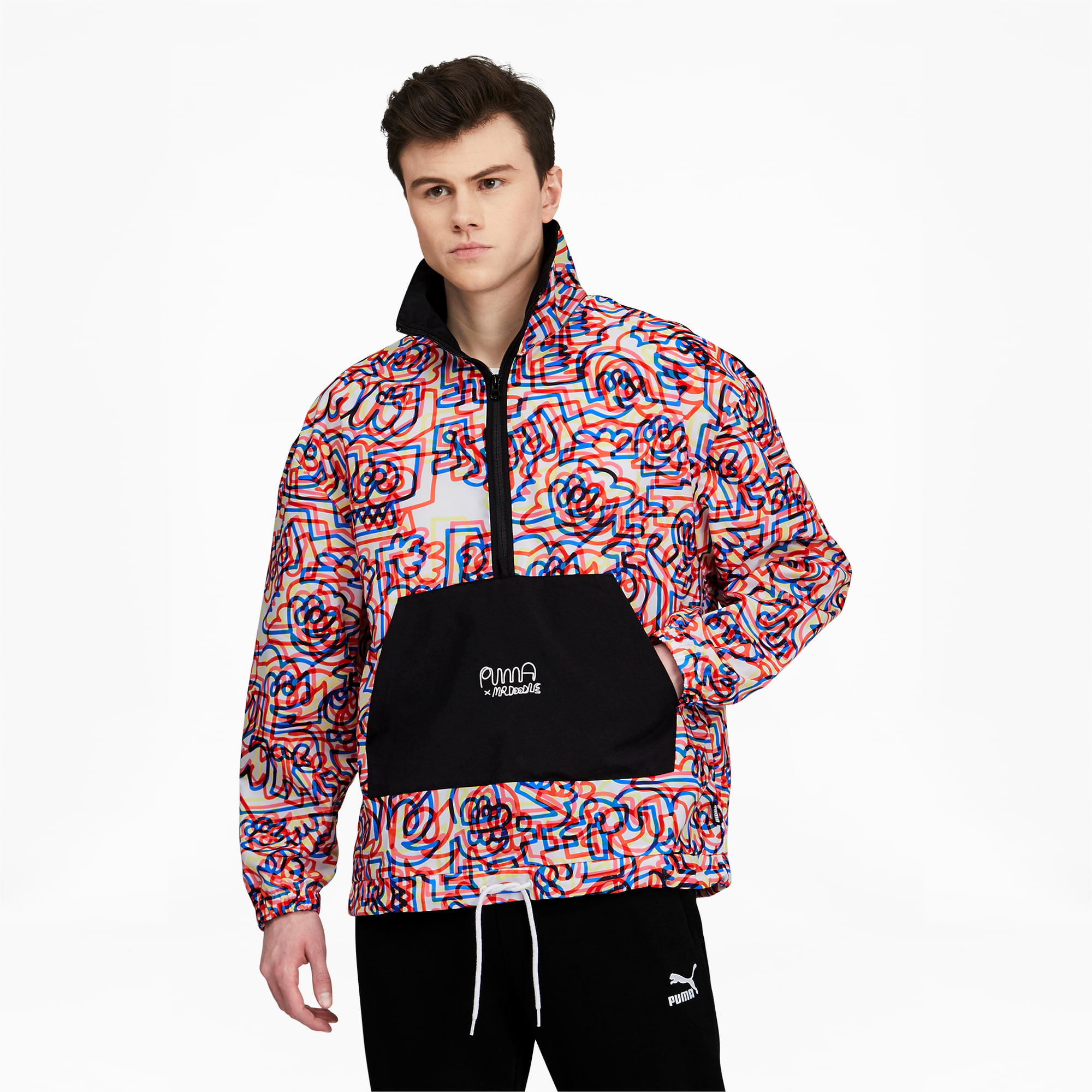 Chaqueta con capucha PUMA x MR. DOODLE para hombre | PUMA EE. UU.