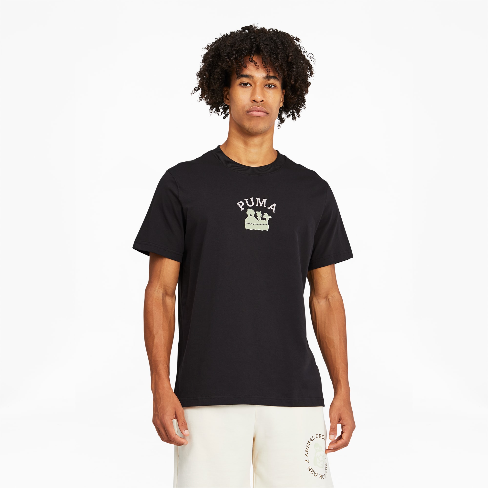 PUMA x Animal Crossing™: New Horizons Tee, Phantom Black, extralarge