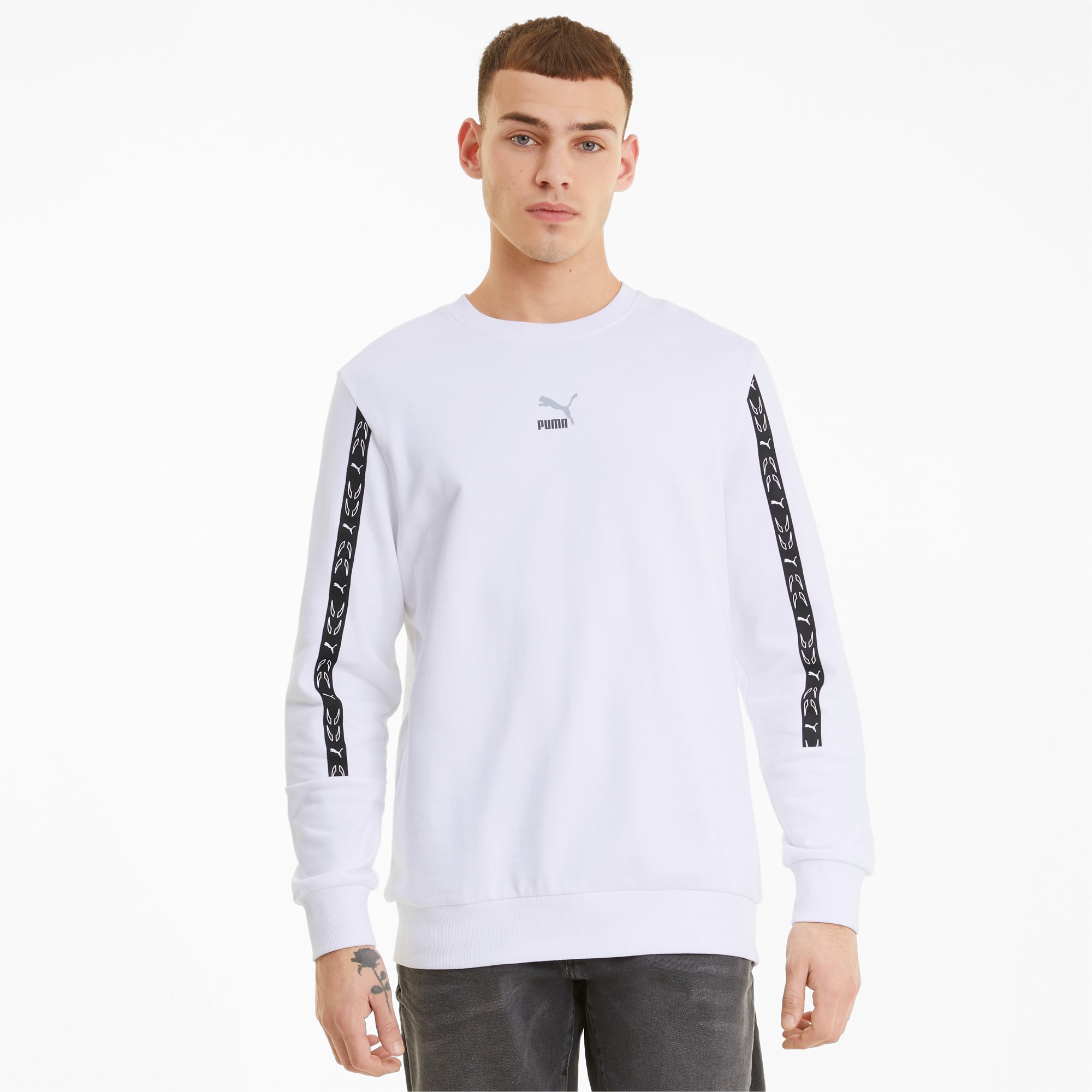 Puma white sweater clearance