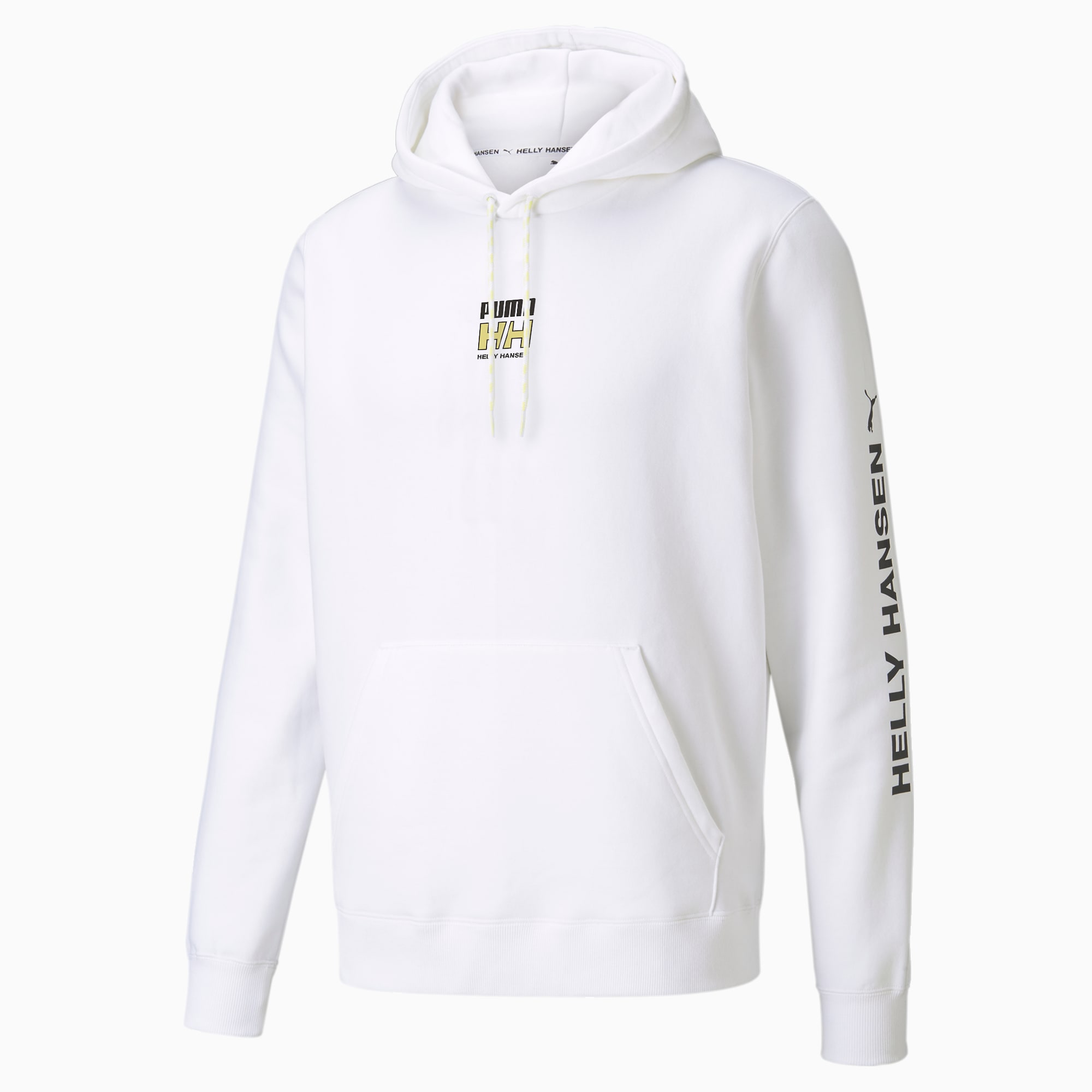 mens green puma hoodie
