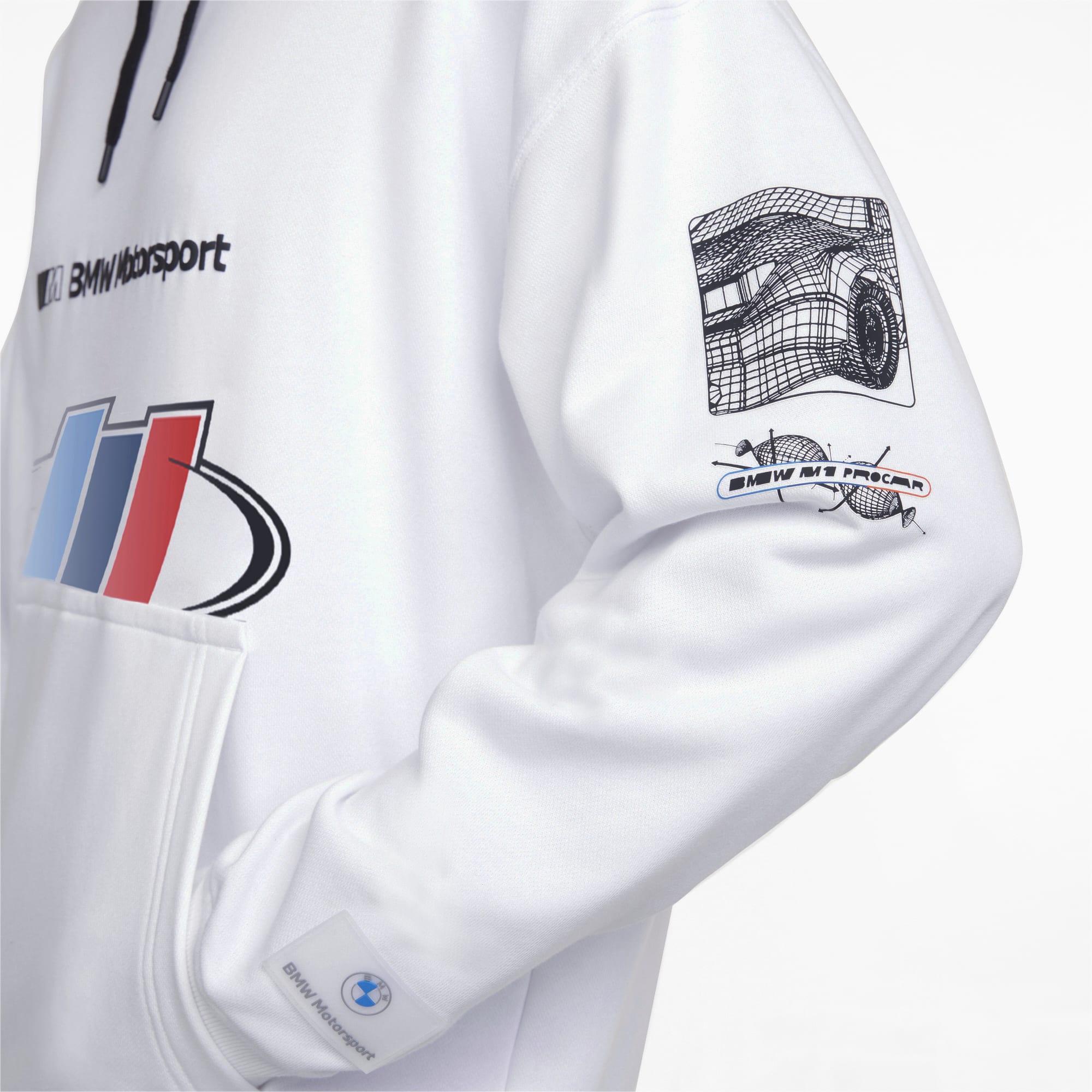 Puma Sweat à Capuche BMW Motorsport Street Homme Gris