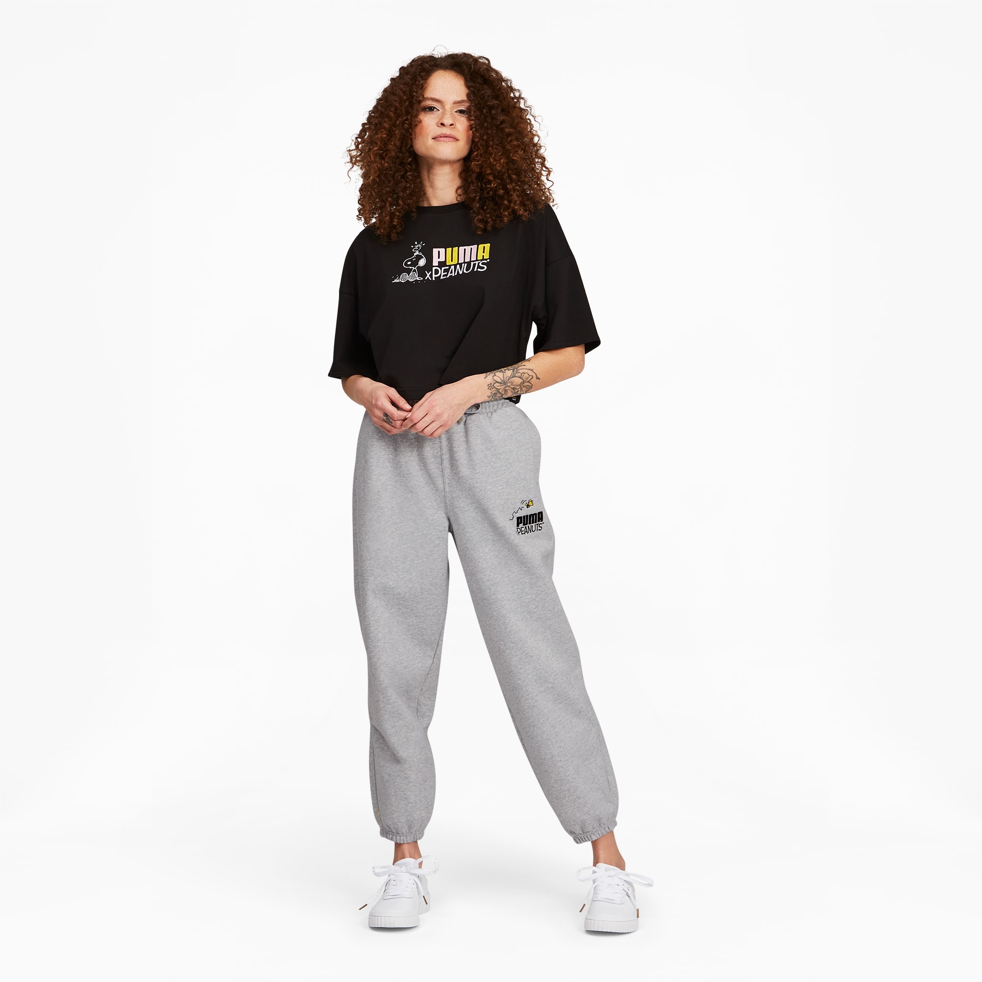 Women's Peanuts High-Rise Cinched Sweatpants