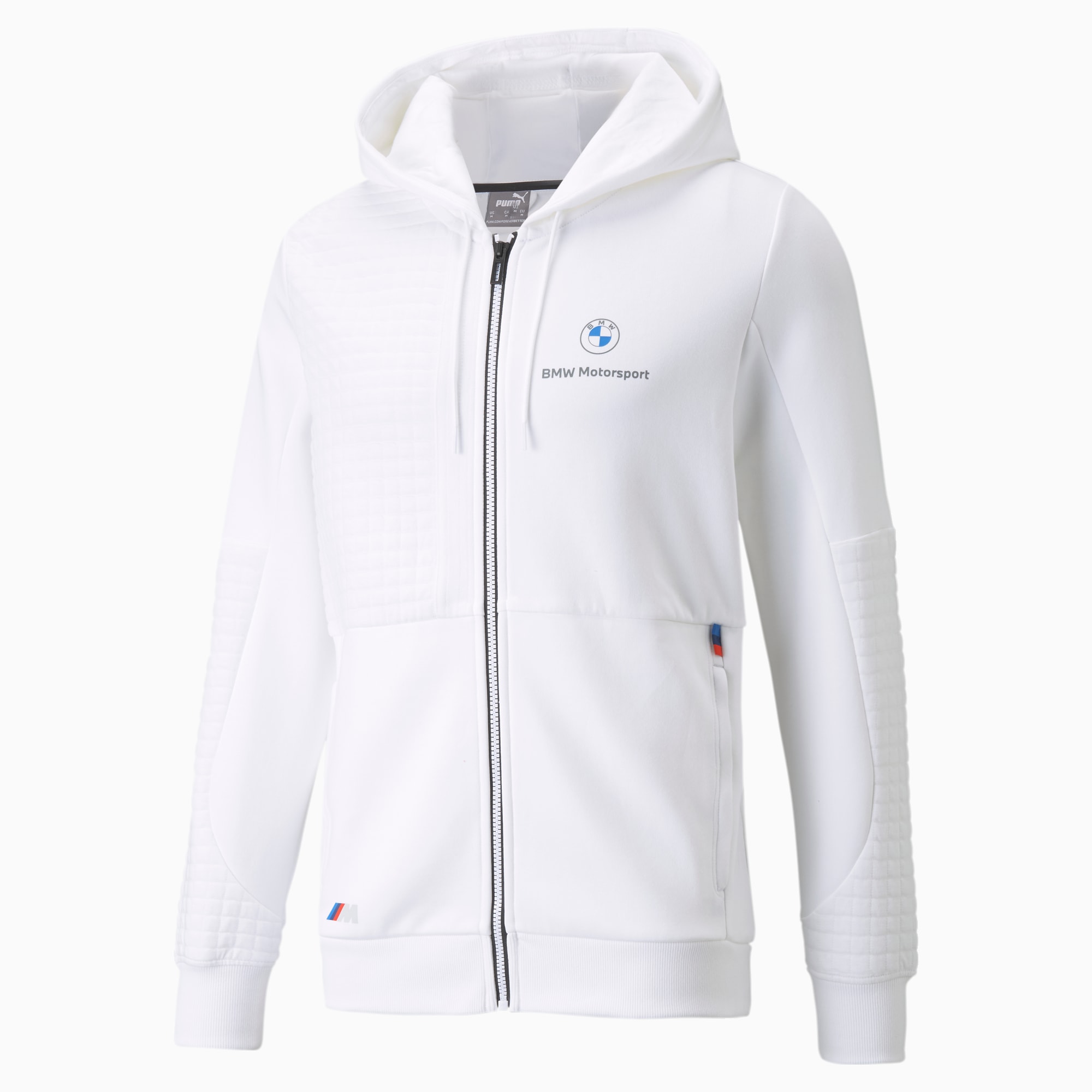 Sweat zippé à capuche bmw motorsport blanc homme - Puma