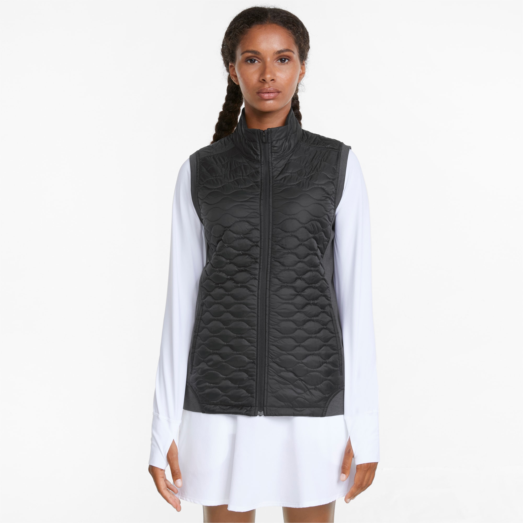Cloudspun WRMLBL Women s Golf Vest Puma Black PUMA Shoes PUMA