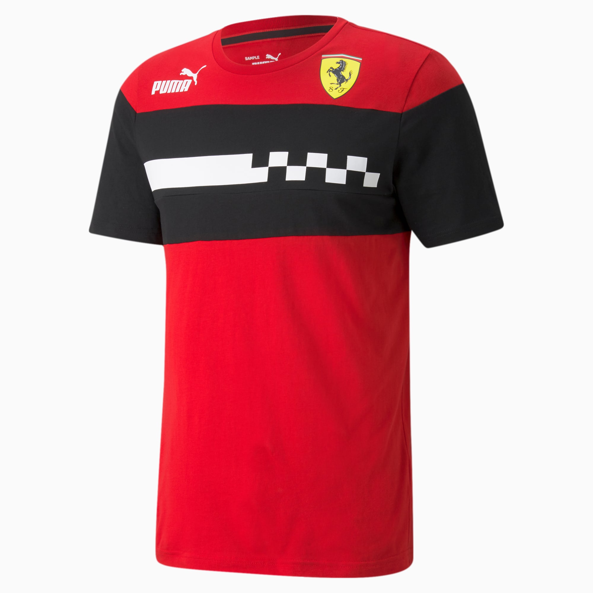 Scuderia Ferrari Race SDS Men's Tee, Rosso Corsa, extralarge