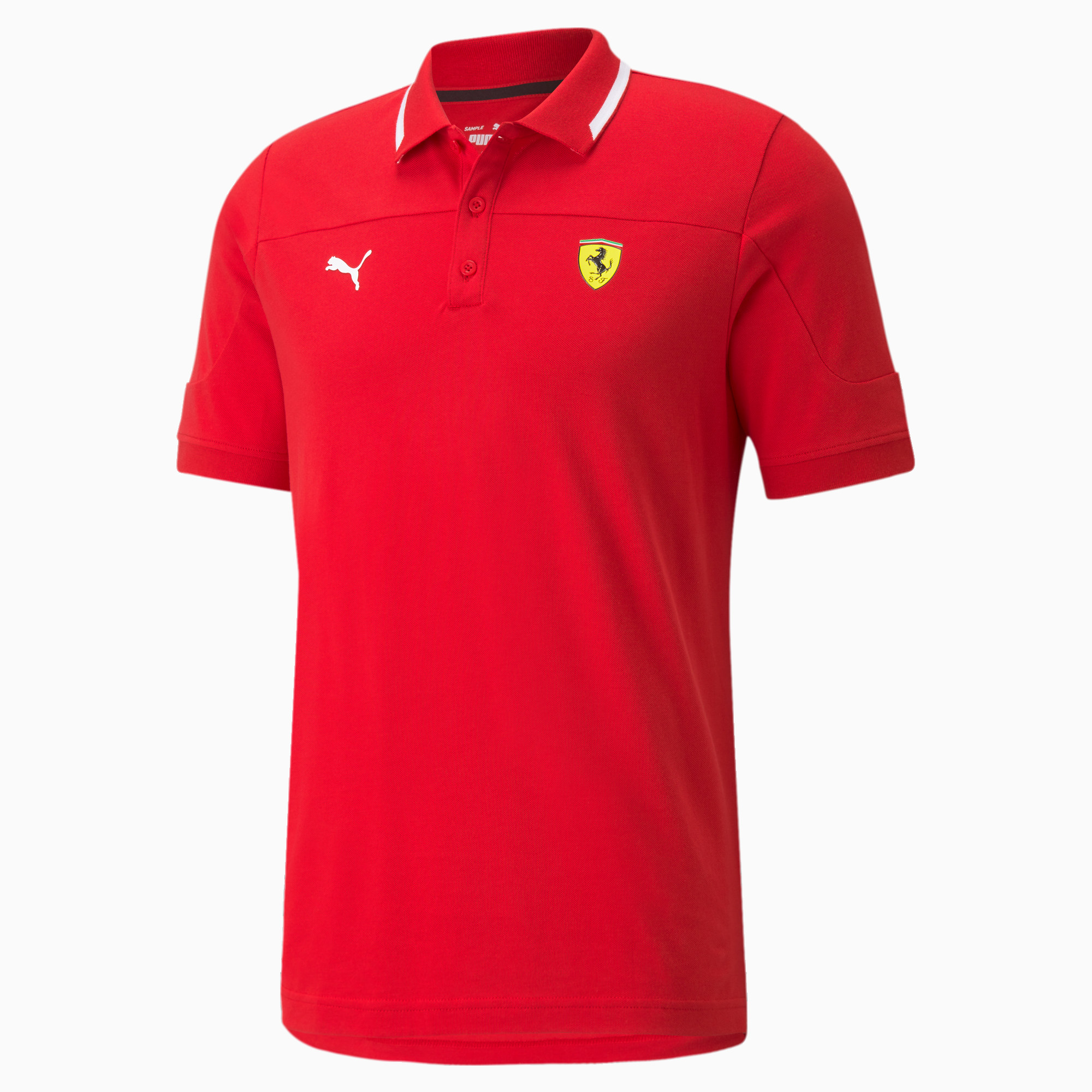Scuderia Ferrari Race Men's Polo Shirt, Rosso Corsa, extralarge