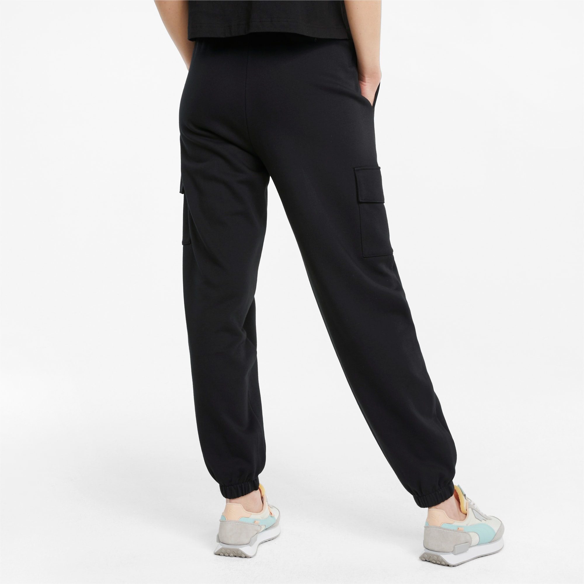  PUMA Womens Clsx Cargo Sweatpants Casual Comfort