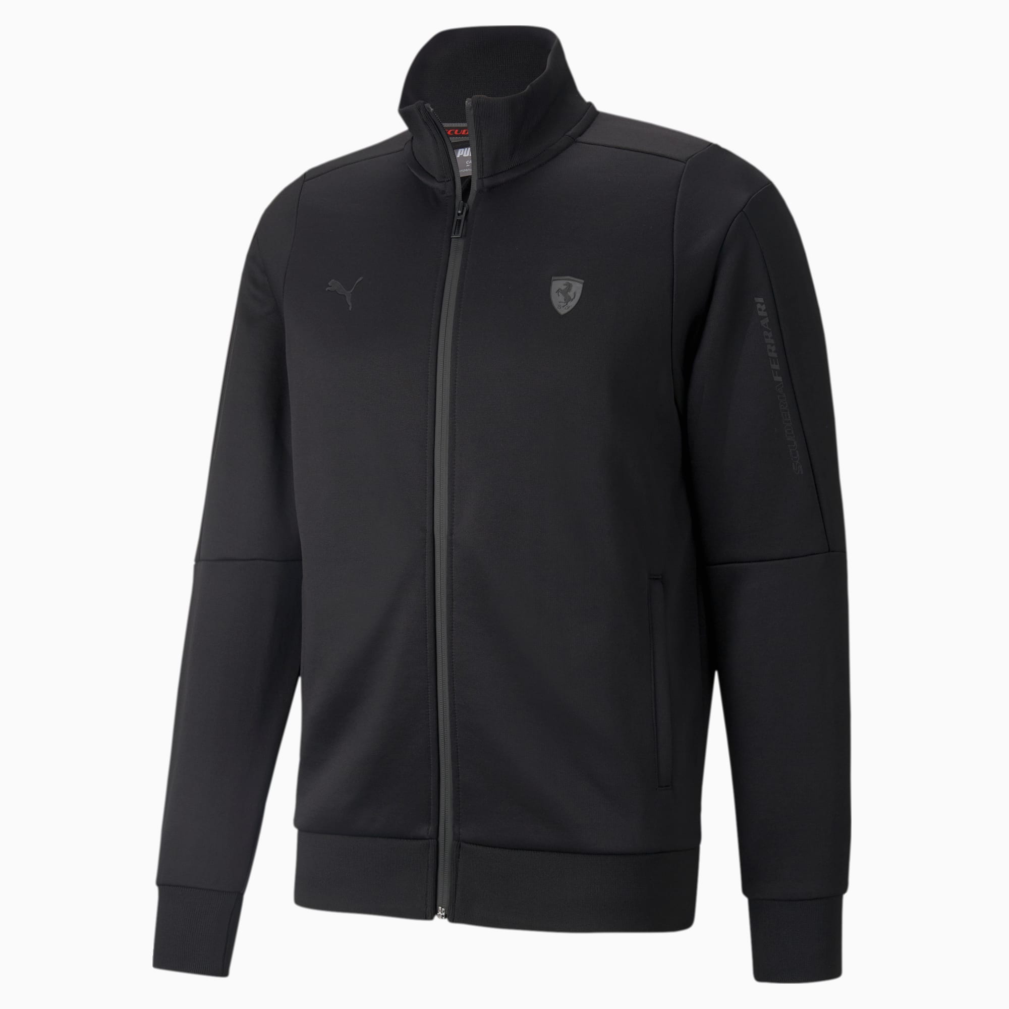 Puma ferrari t7 panelled zip front track jacket sale