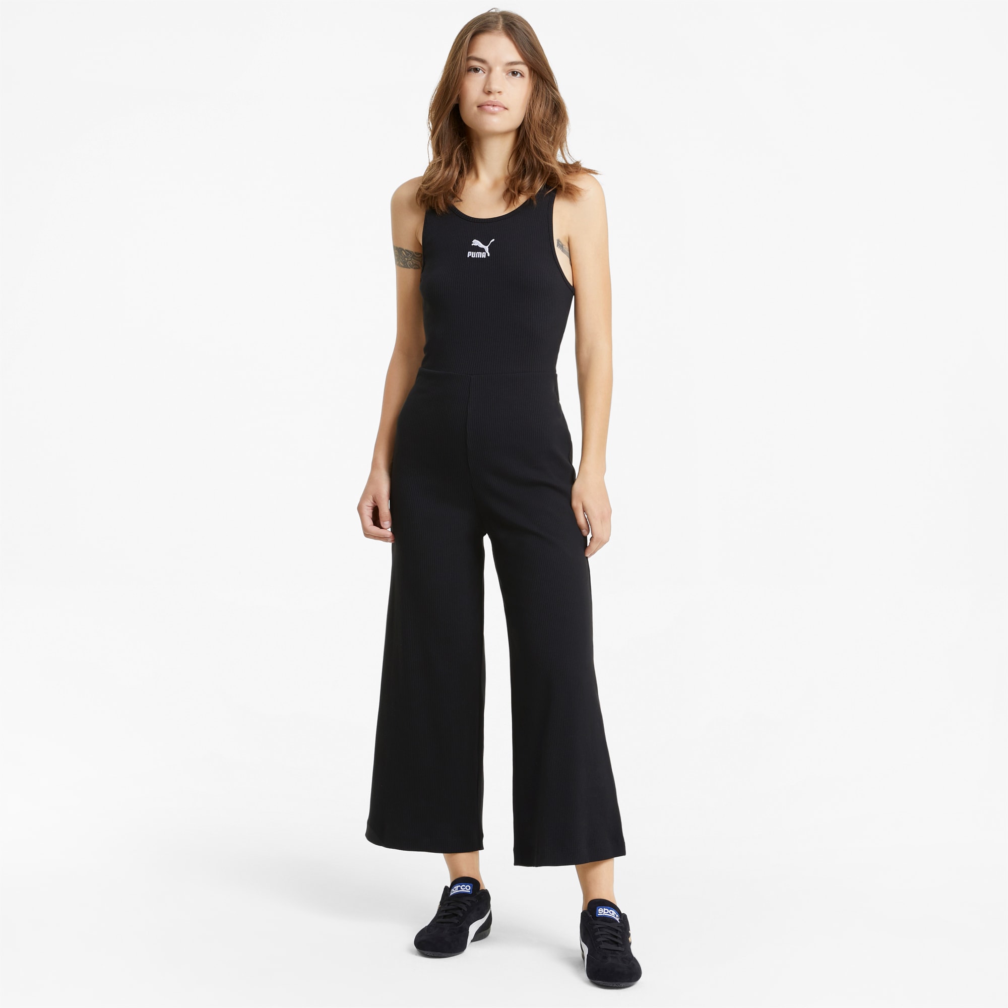 Puma black jumpsuit discount