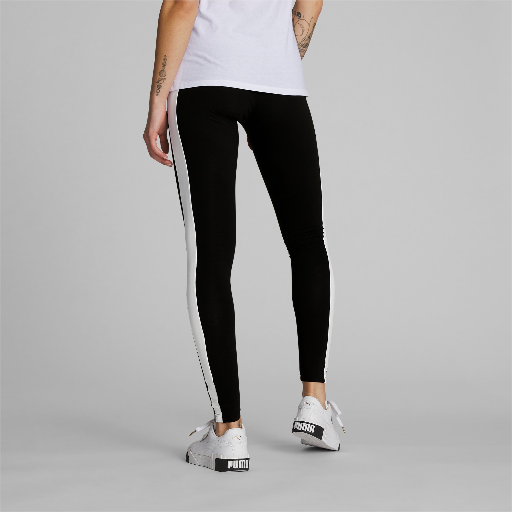 Shop PUMA T7 Trendsetter Leggings 539553-065 beige