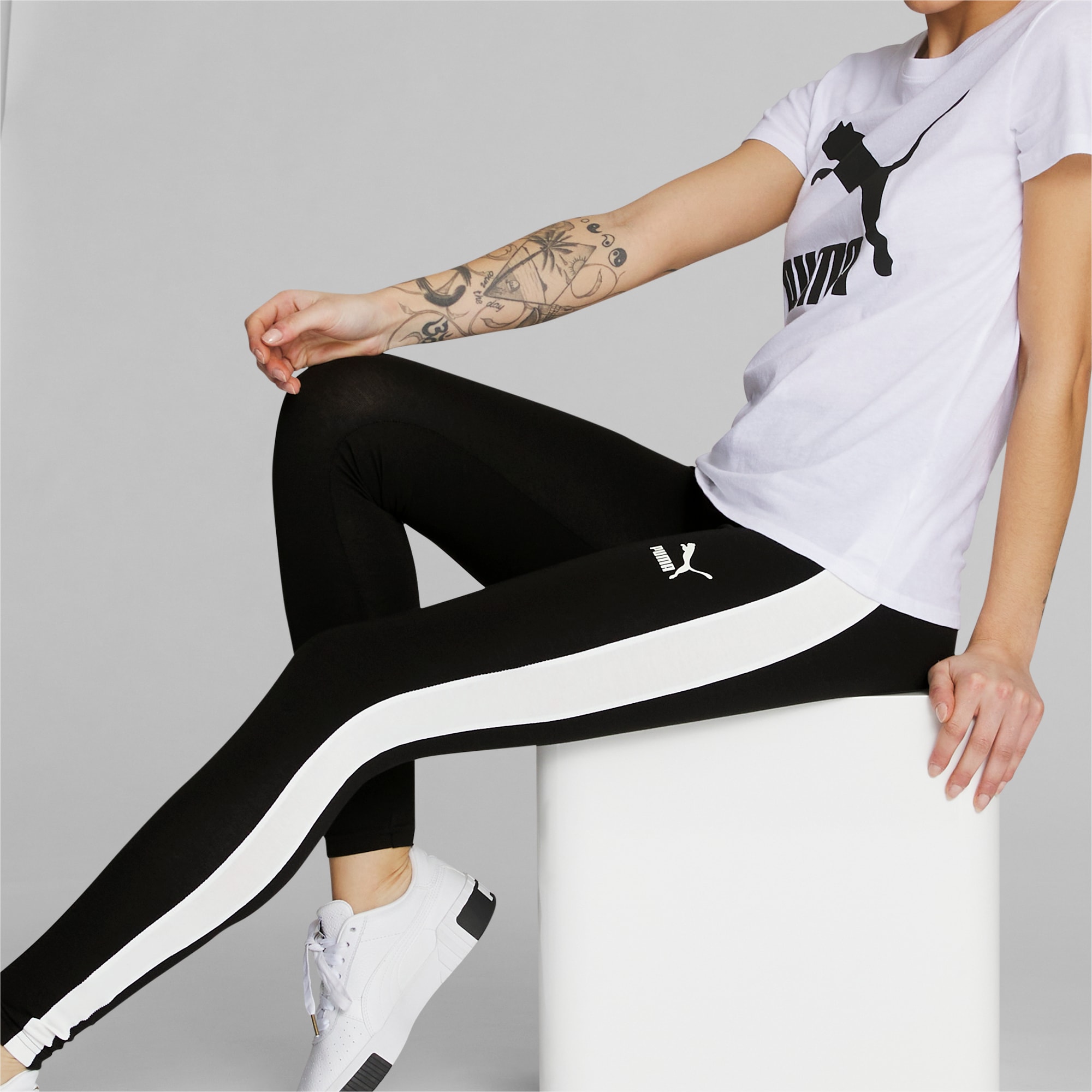 PUMA X KOCHÉ PUMA x KOCHÉ Tech Tights, Black Women's Leggings