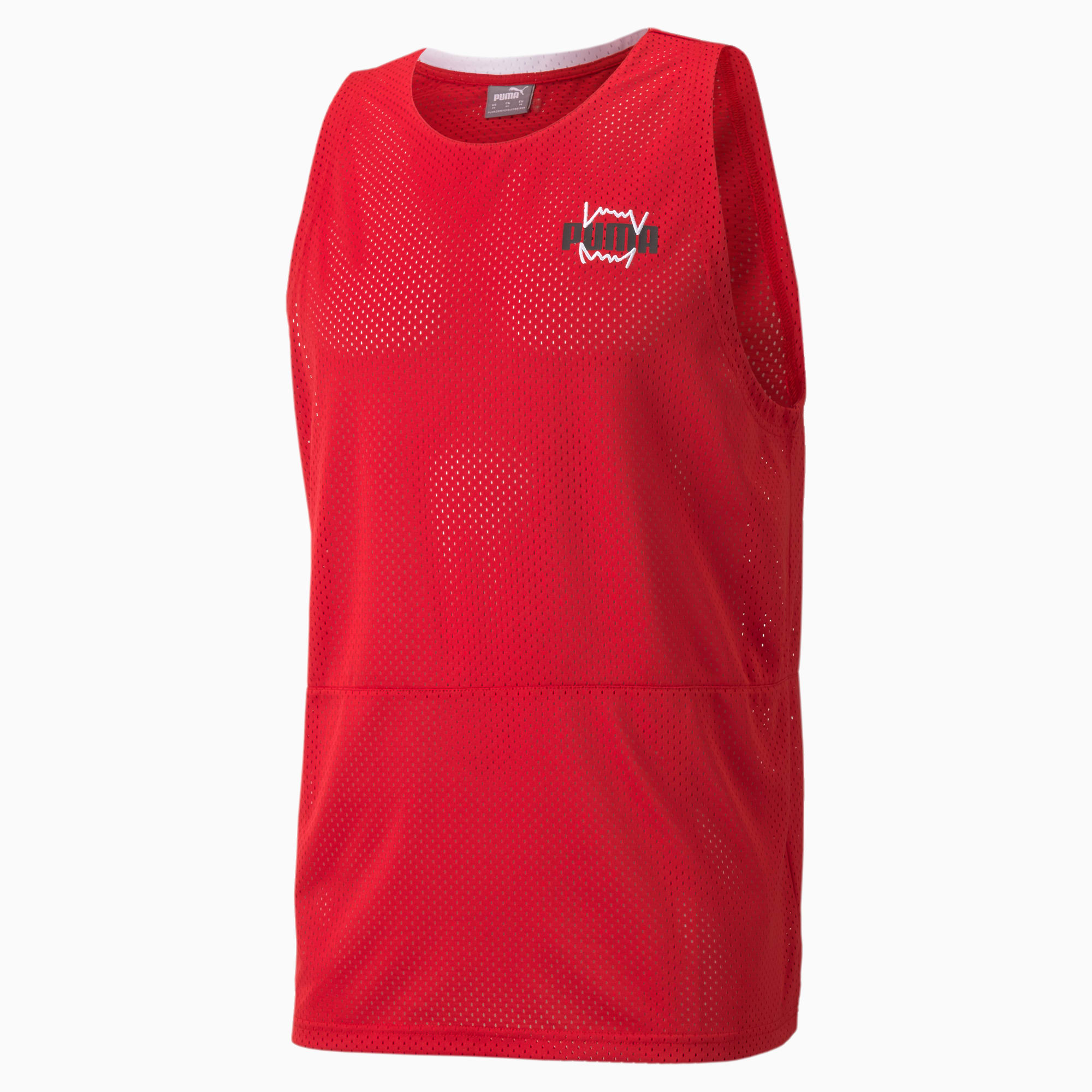 Don't Sweat It Men's Basketball Tank | Urban Red | PUMA Sustainability ...