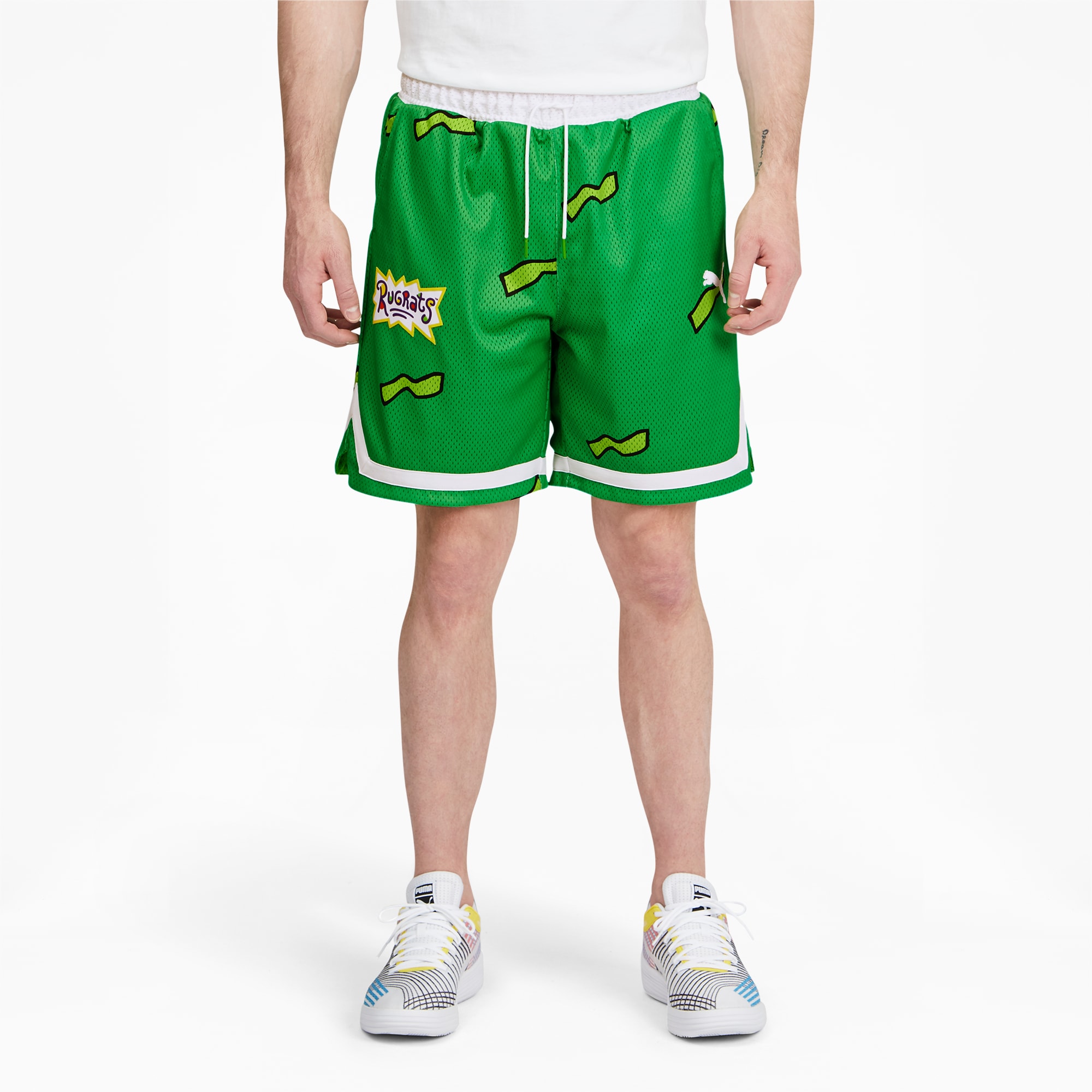 Puma shorts mens green Clearance