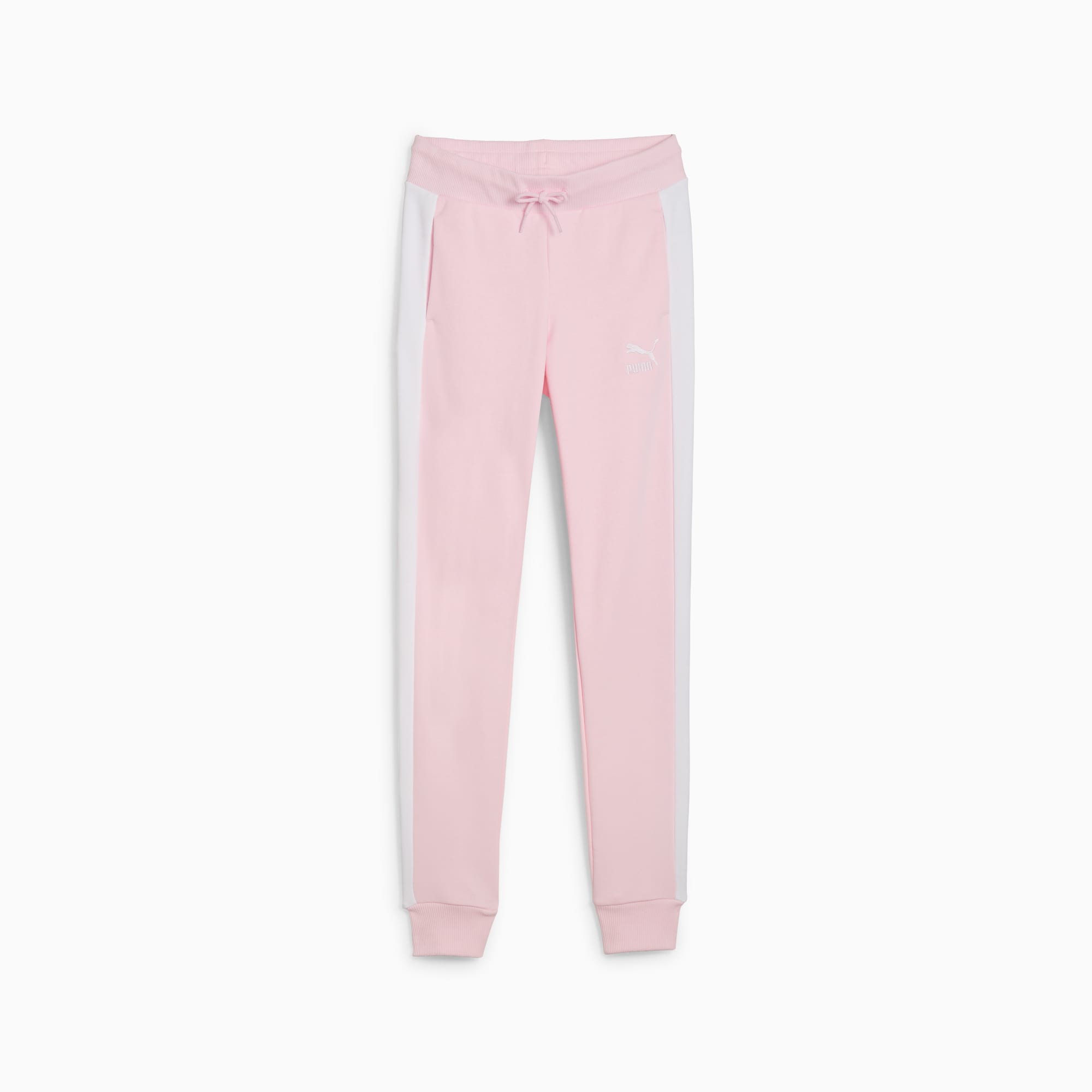 NEW Puma Women's Classics T7 Track Pants - Bubblegum Pink / White