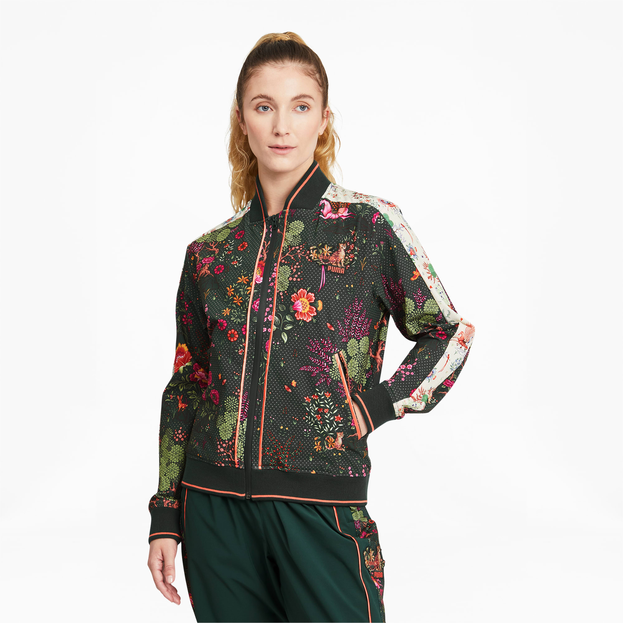 Puma track top women's outlet