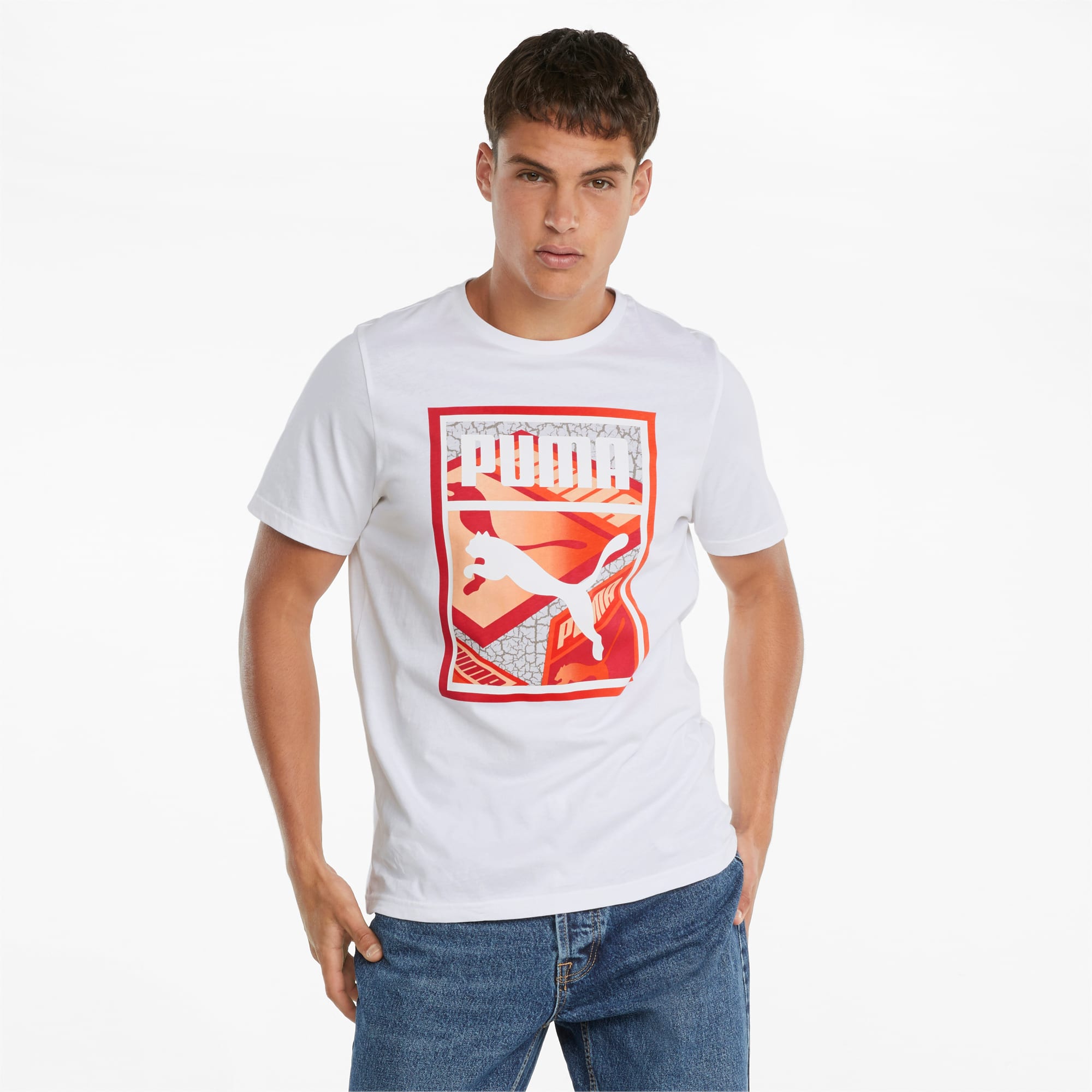 Graphic Box Logo Play Men s Tee