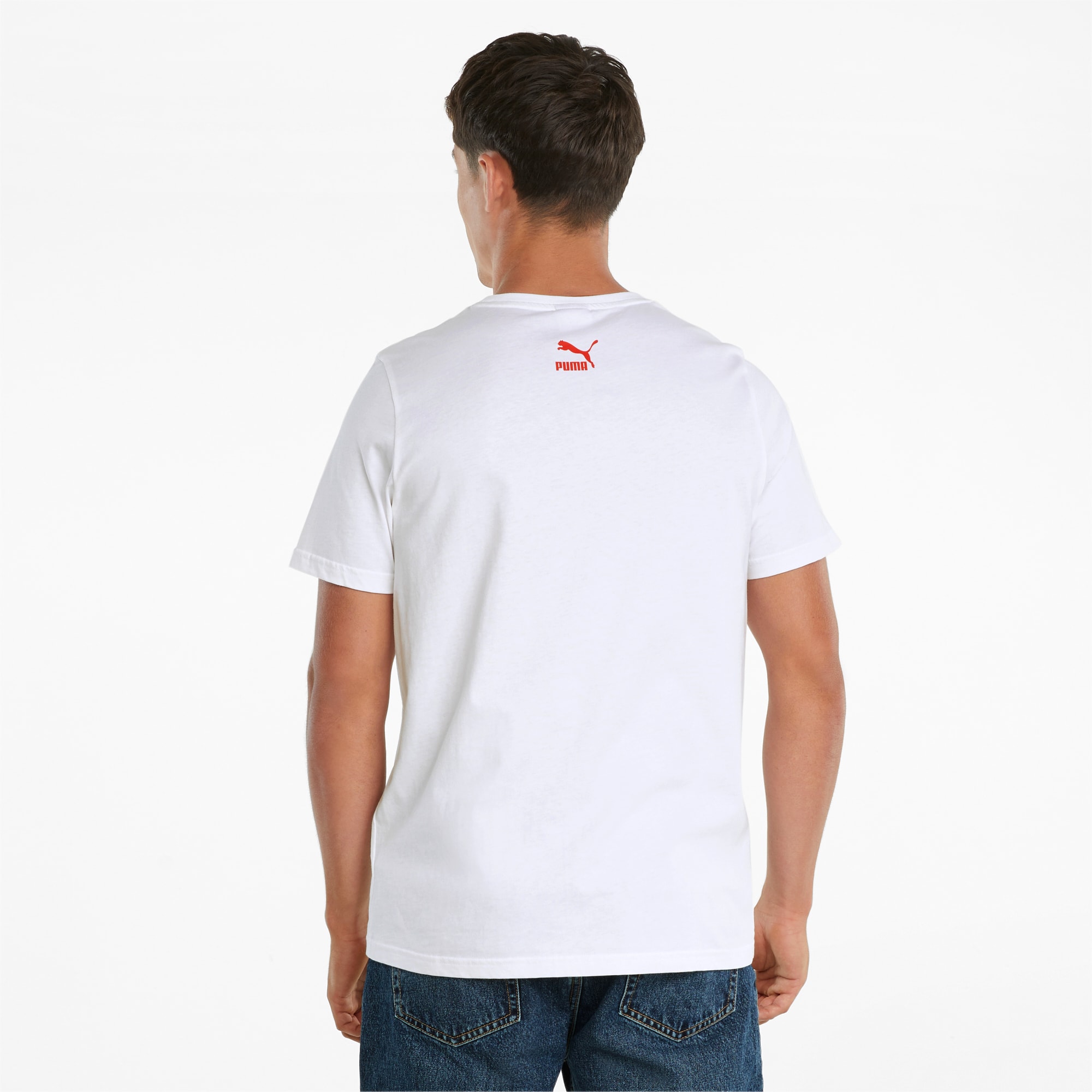 Puma graphic box logo tee sale