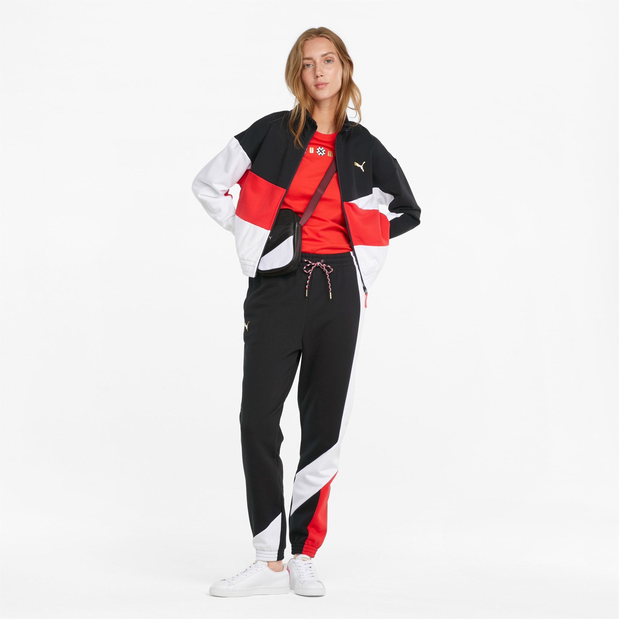 Puma tracksuit hot sale bottoms women