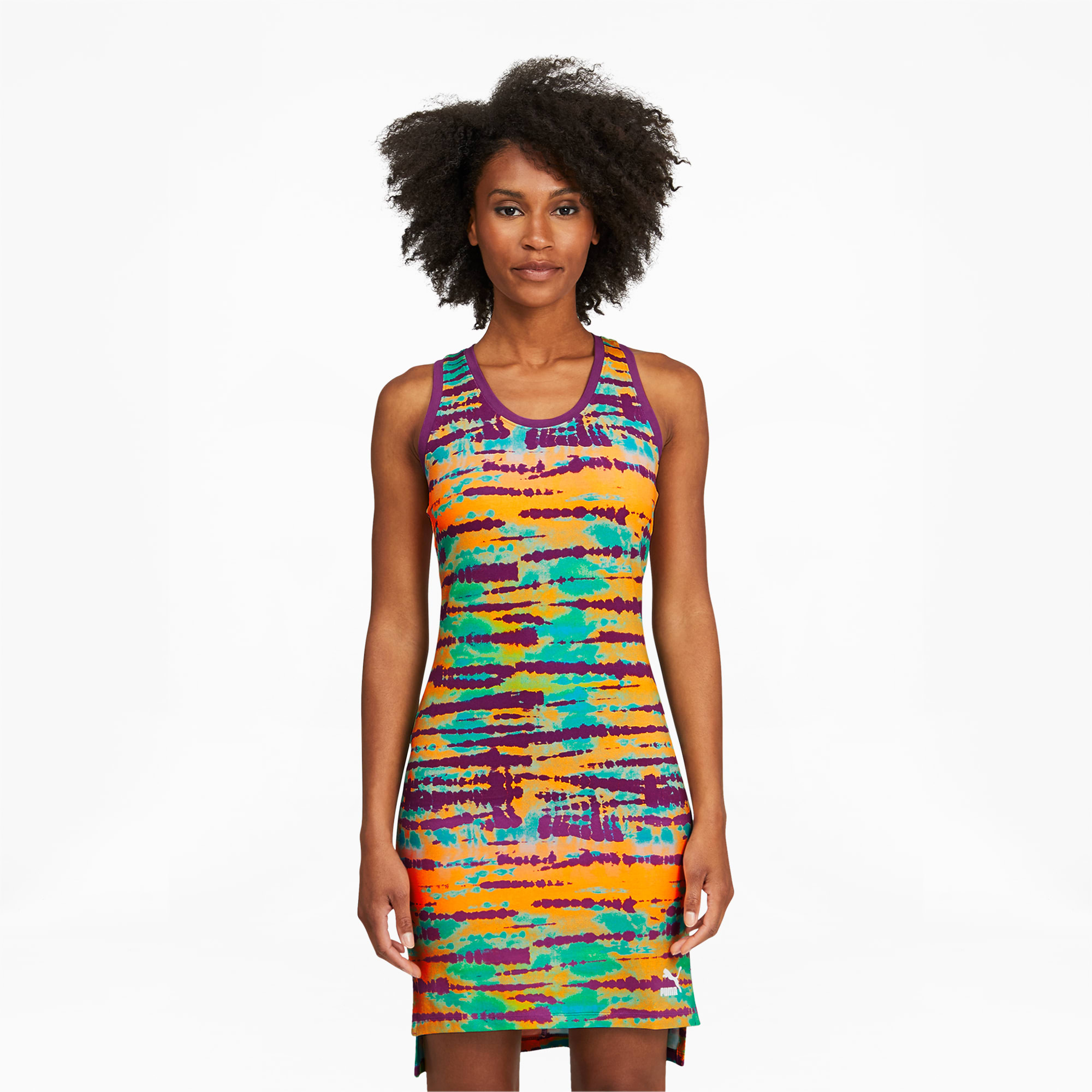 Tie dye top dress womens