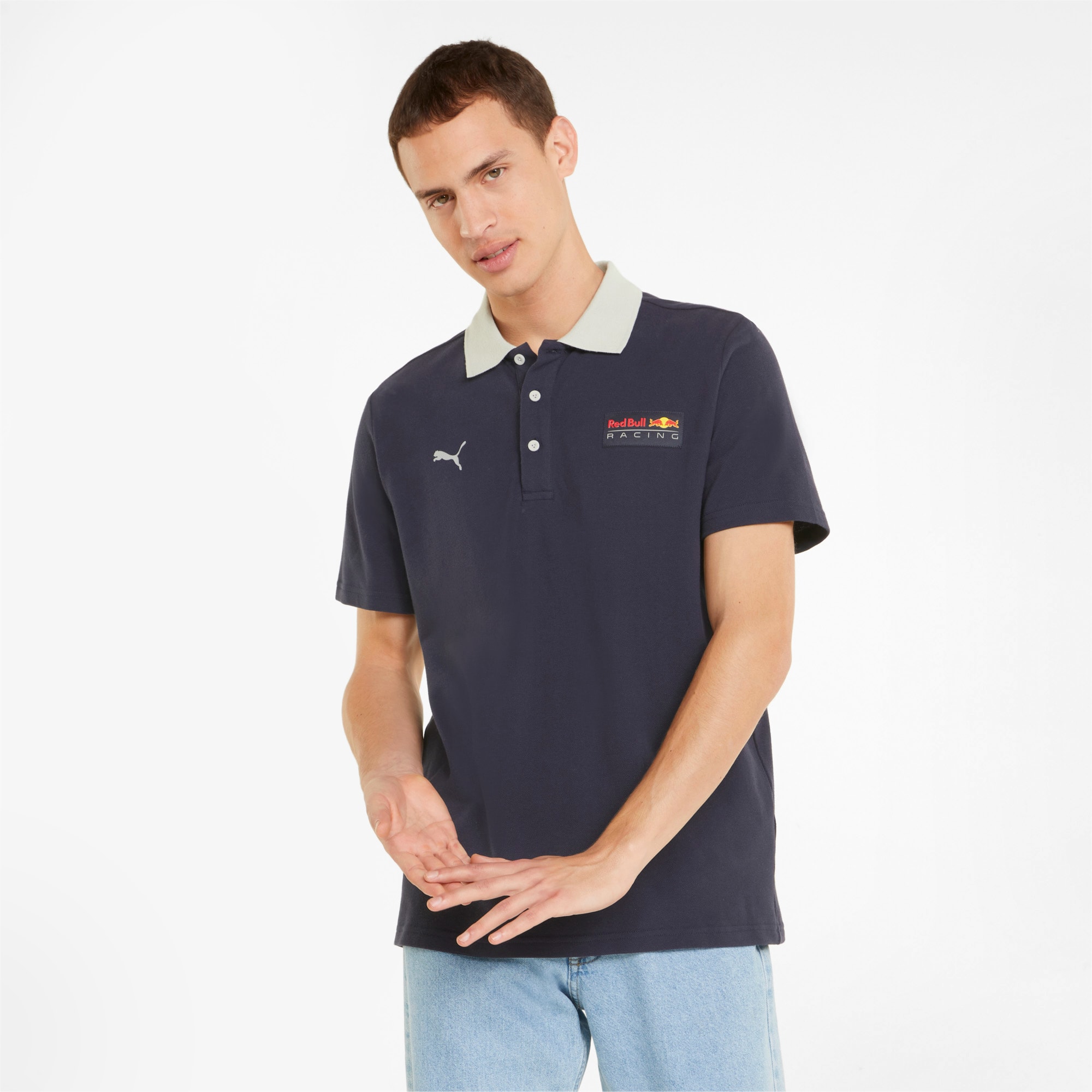 Red Bull Racing Men's Polo Shirt | NIGHT SKY | PUMA Gifts by Sport | PUMA  United Kingdom