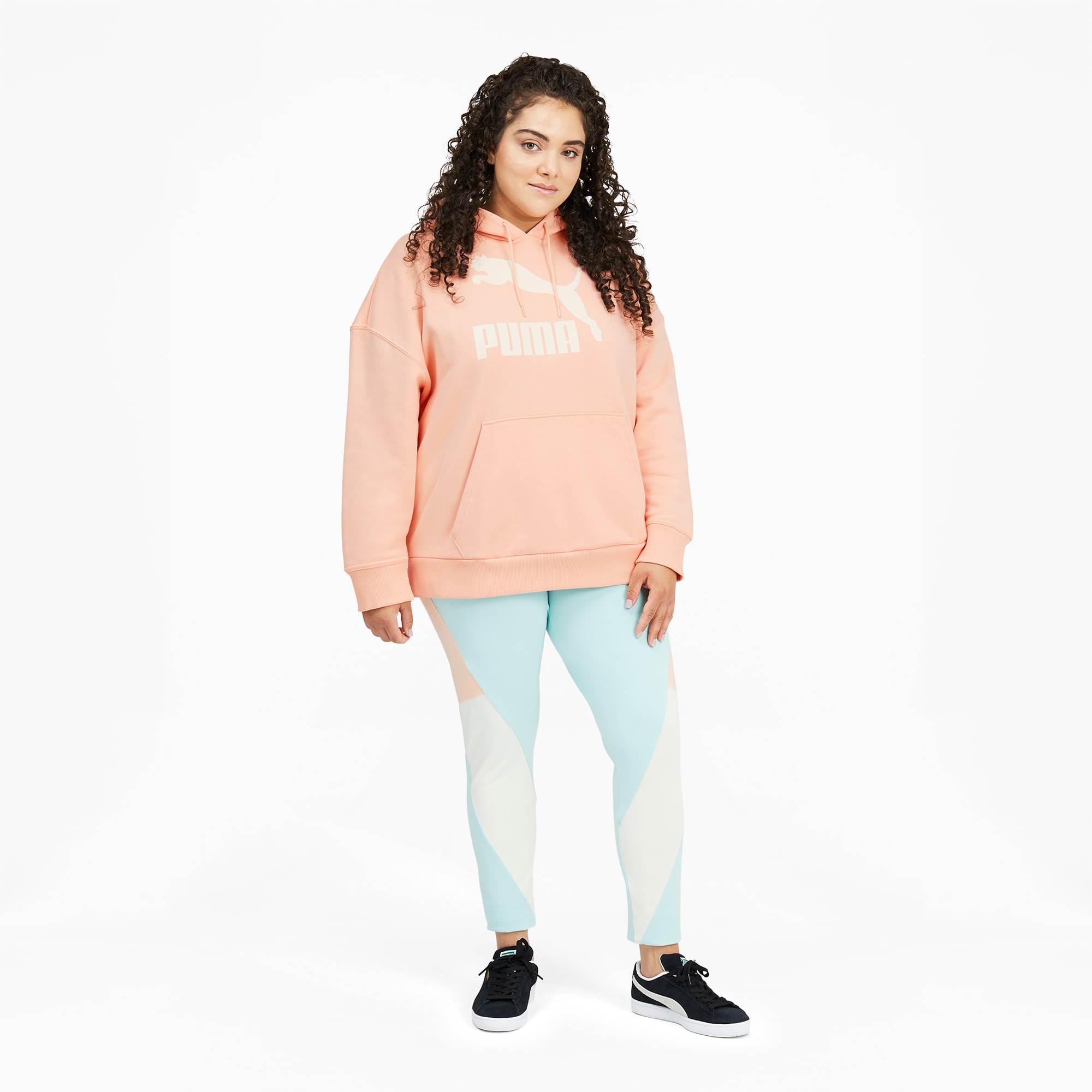 Women's puma classics on sale t7 logo hoodie