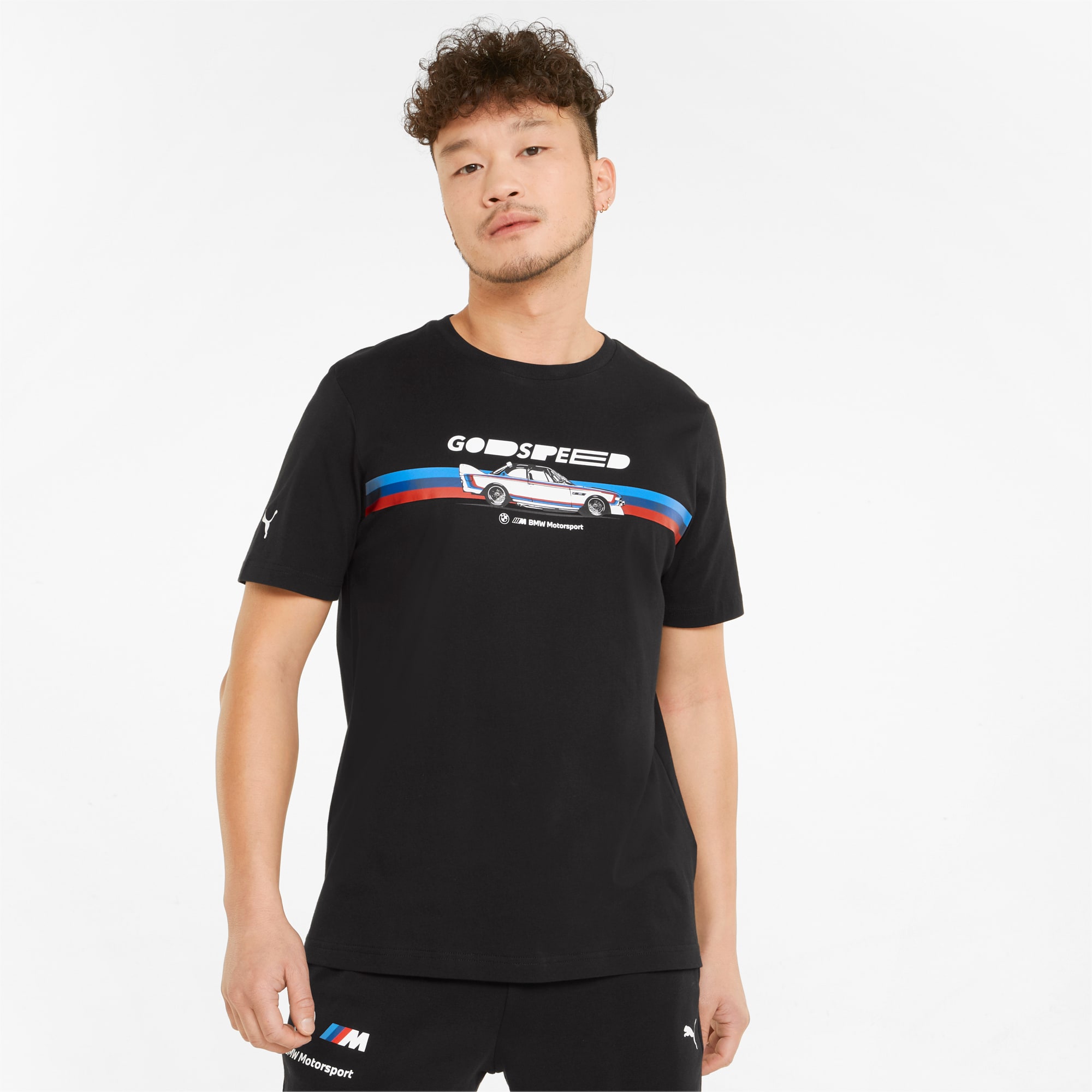 BMW Motorsport Tshirt by Puma Graphic Black - Men