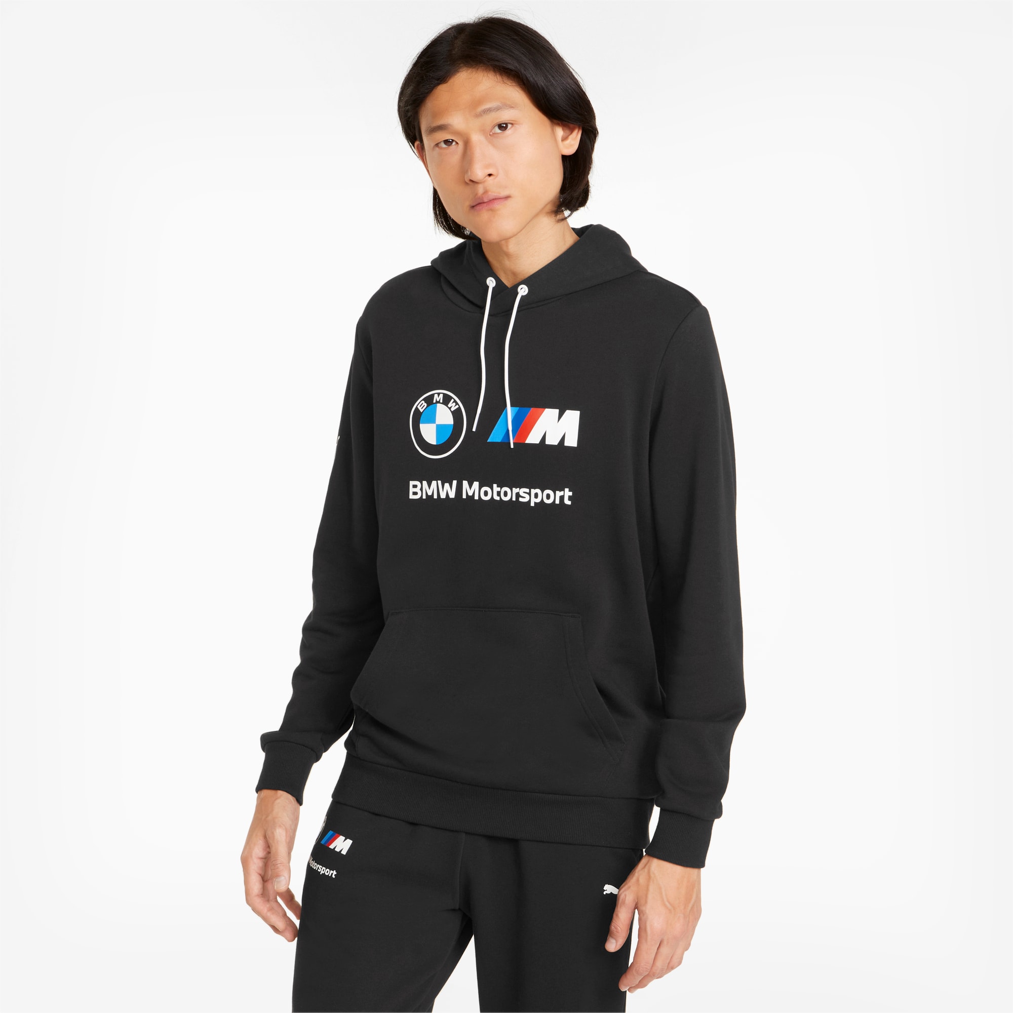 536243-03] Mens Puma BMW Motorsport ESSENTIAL FLEECE HOODIE