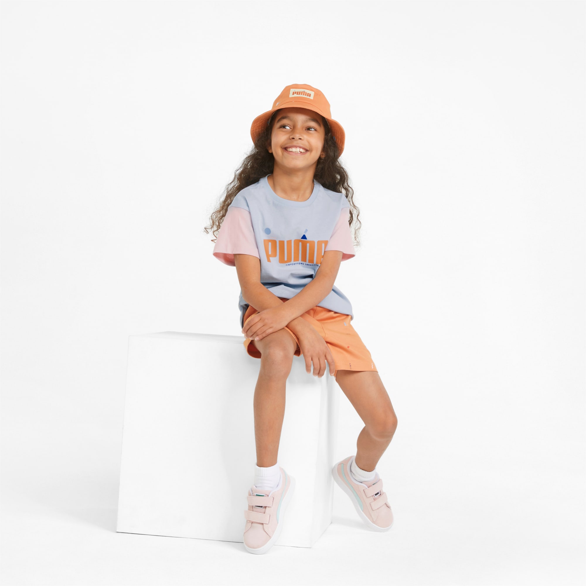 PUMA x TINYCOTTONS Colorblock Little Kids' Tee | PUMA