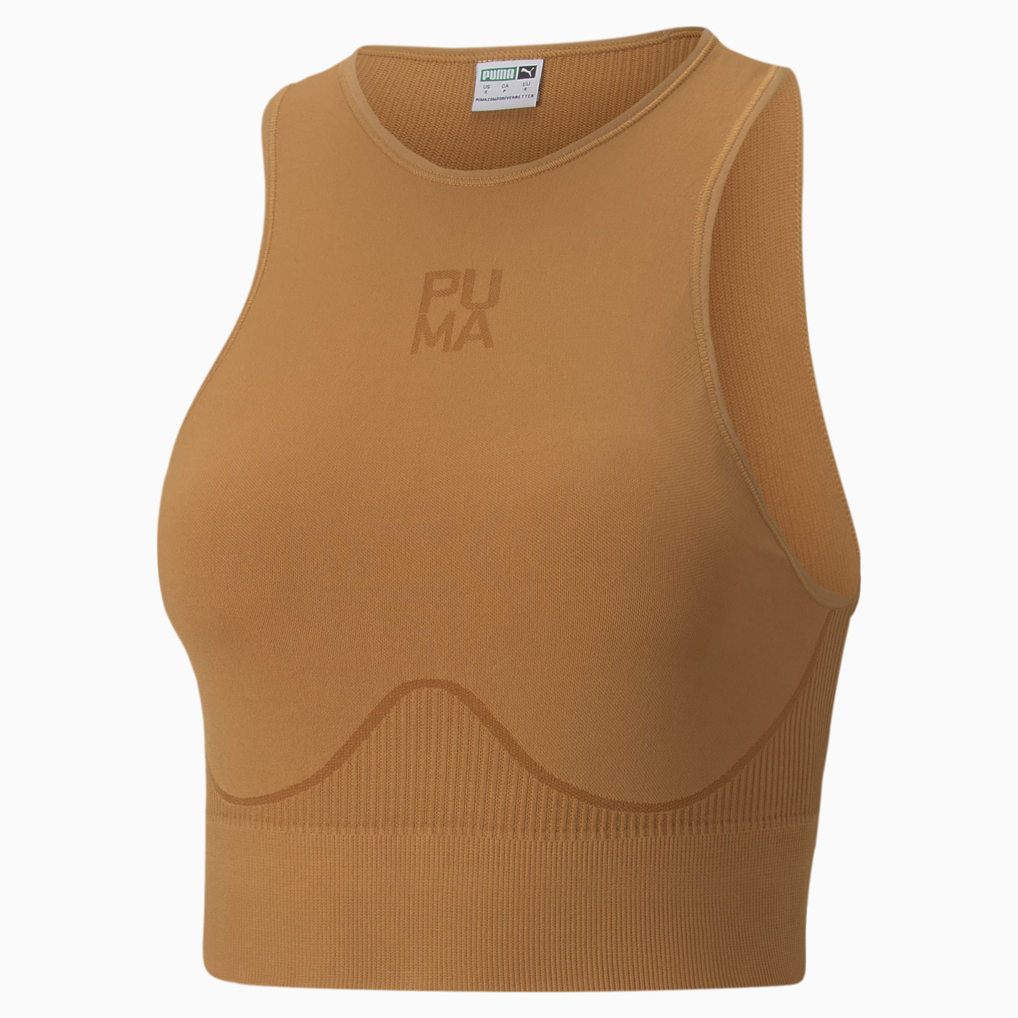 Puma, Evoknit Seamless Crop Top Womens