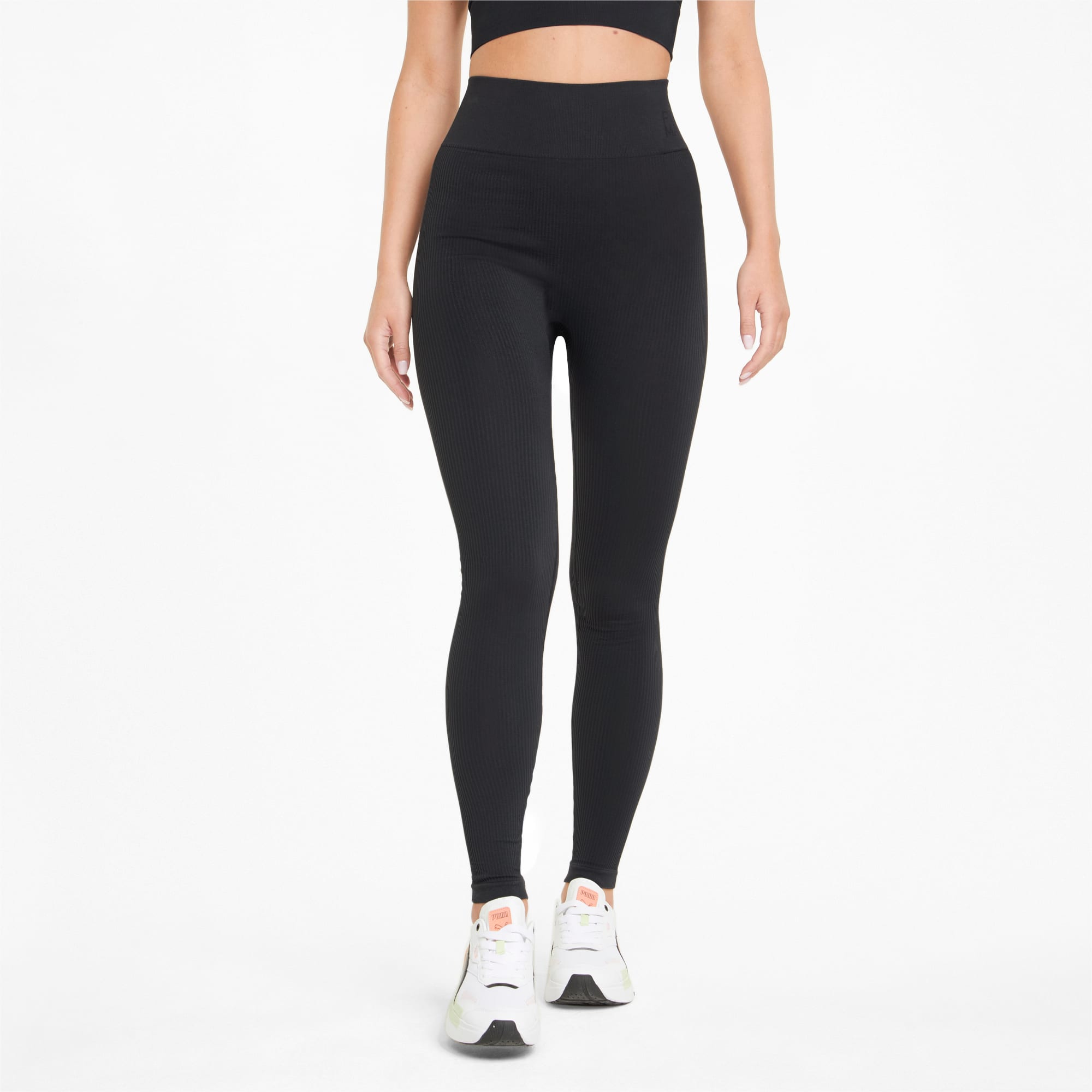 Puma - Womens Infuse Evoknit Leggings, Color Puma Black, Size: X-Small at   Women's Clothing store