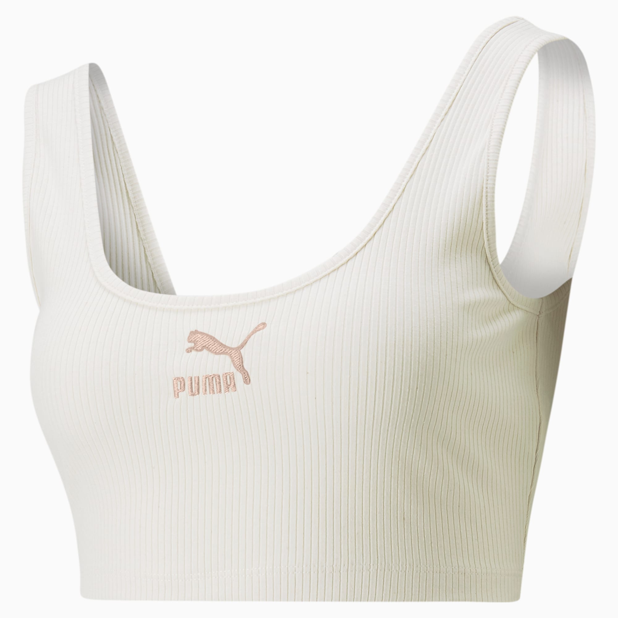 Puma white cheap crop top
