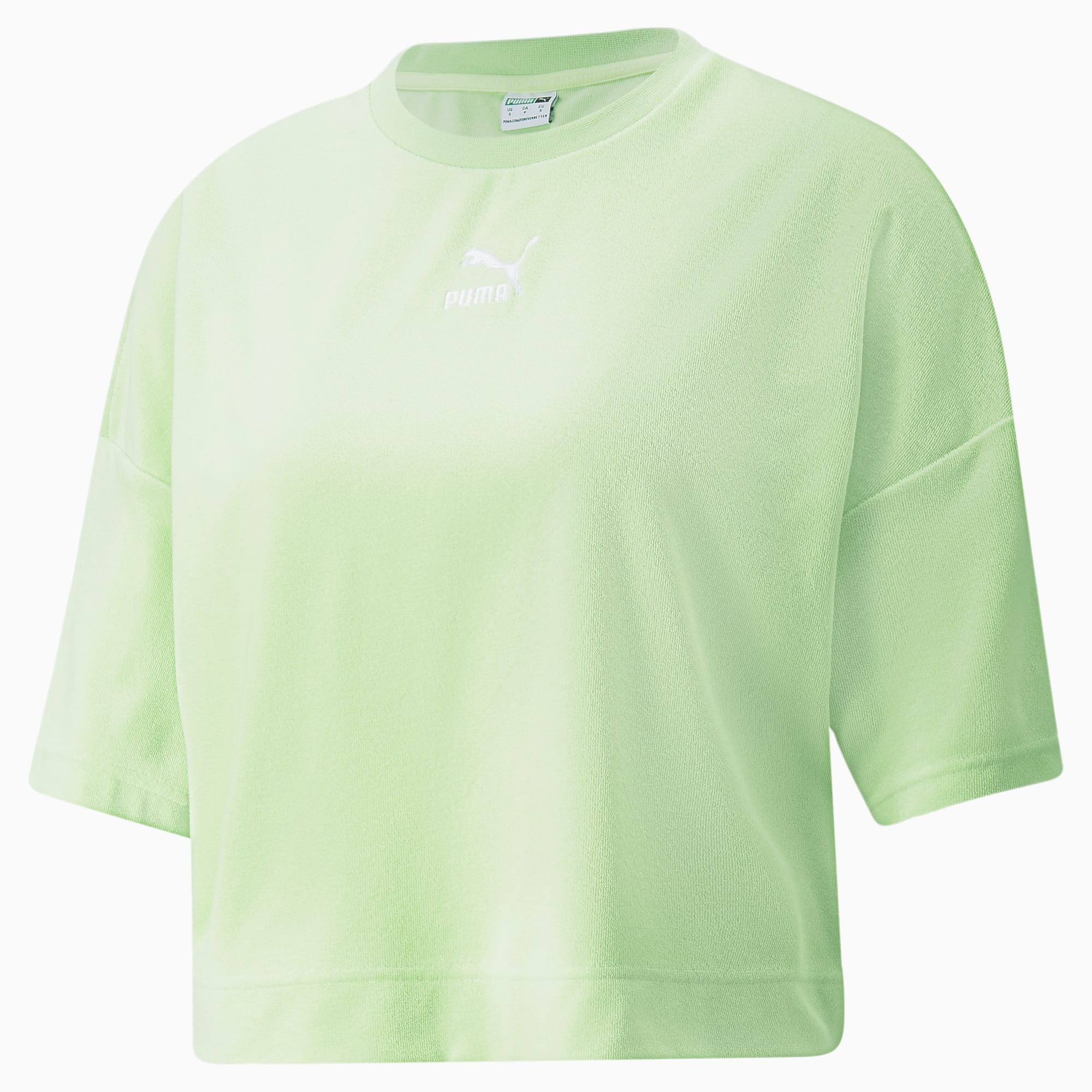 Puma towelling t shirt sale