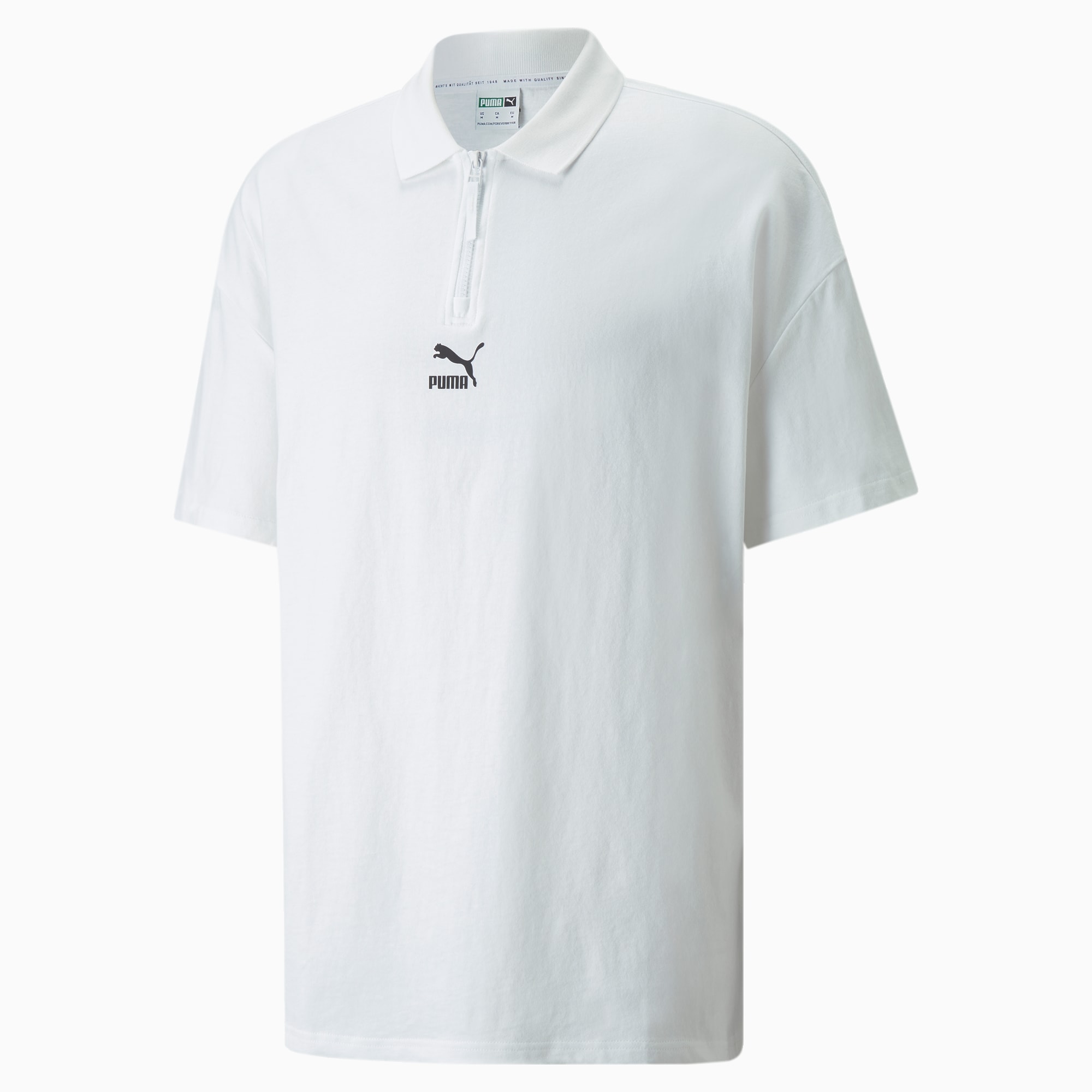 Puma white deals polo t shirt